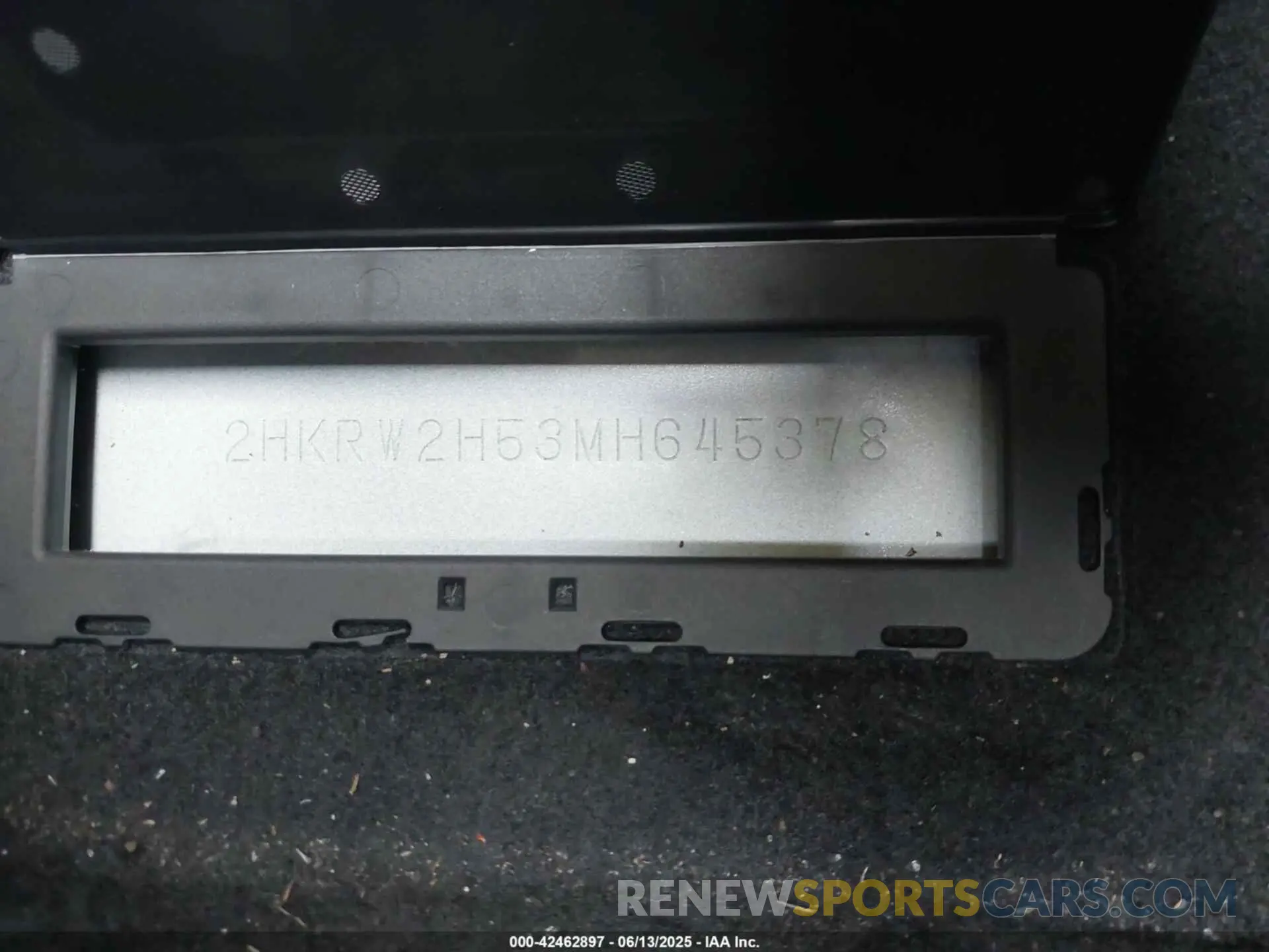 9 Photograph of a damaged car 2HKRW2H53MH645378 HONDA CR-V 2021