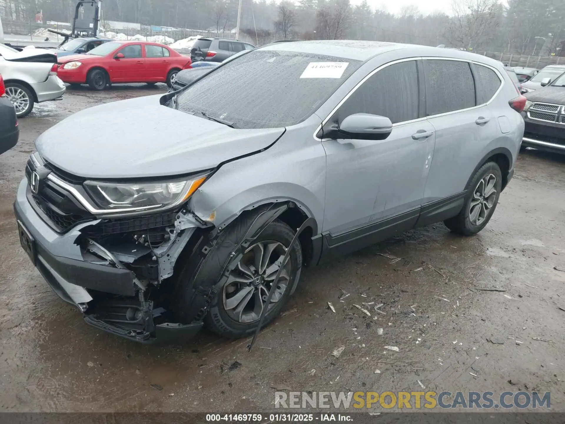 2 Photograph of a damaged car 2HKRW2H54MH607156 HONDA CR-V 2021