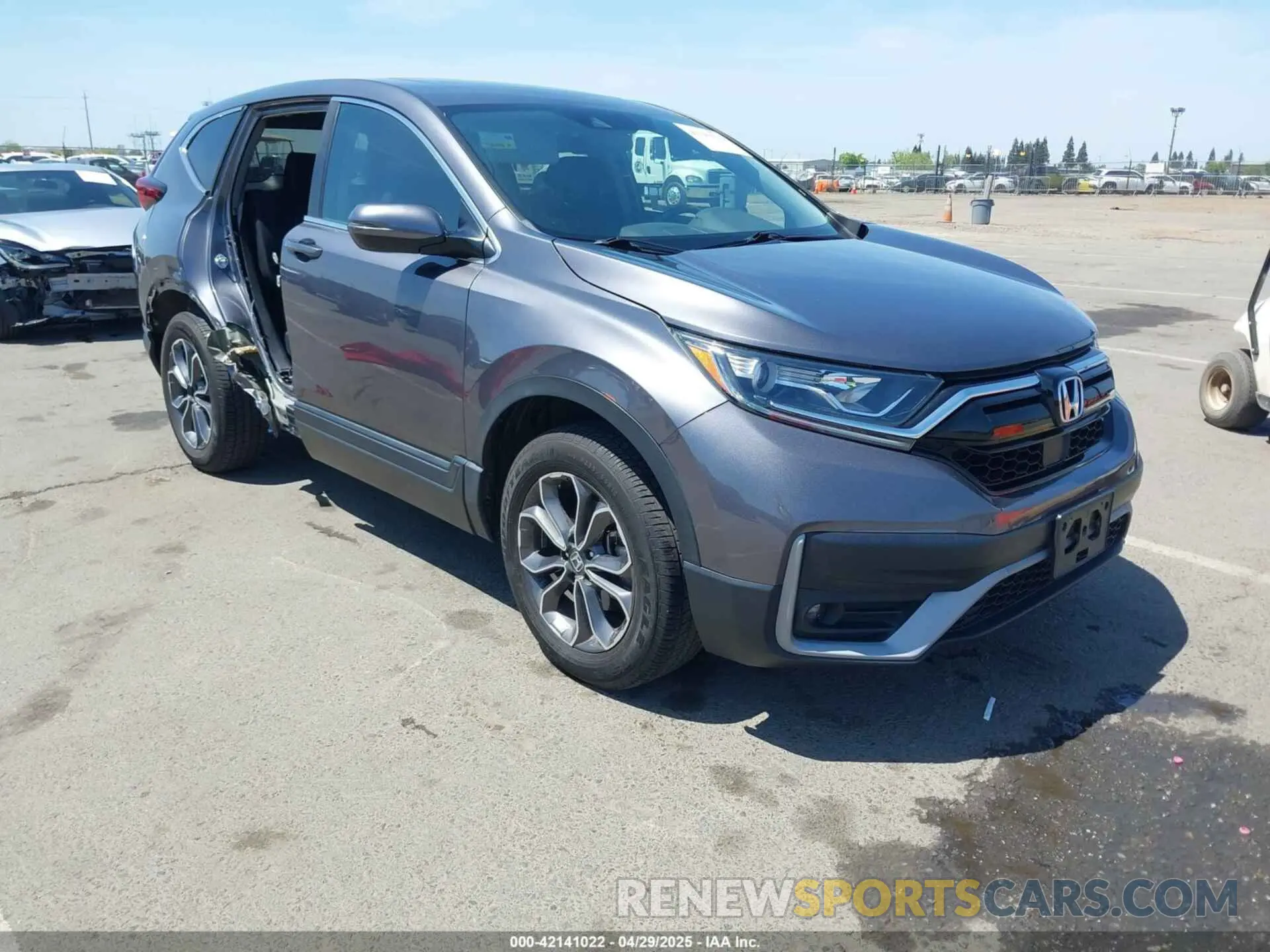 1 Photograph of a damaged car 2HKRW2H54MH620893 HONDA CR-V 2021