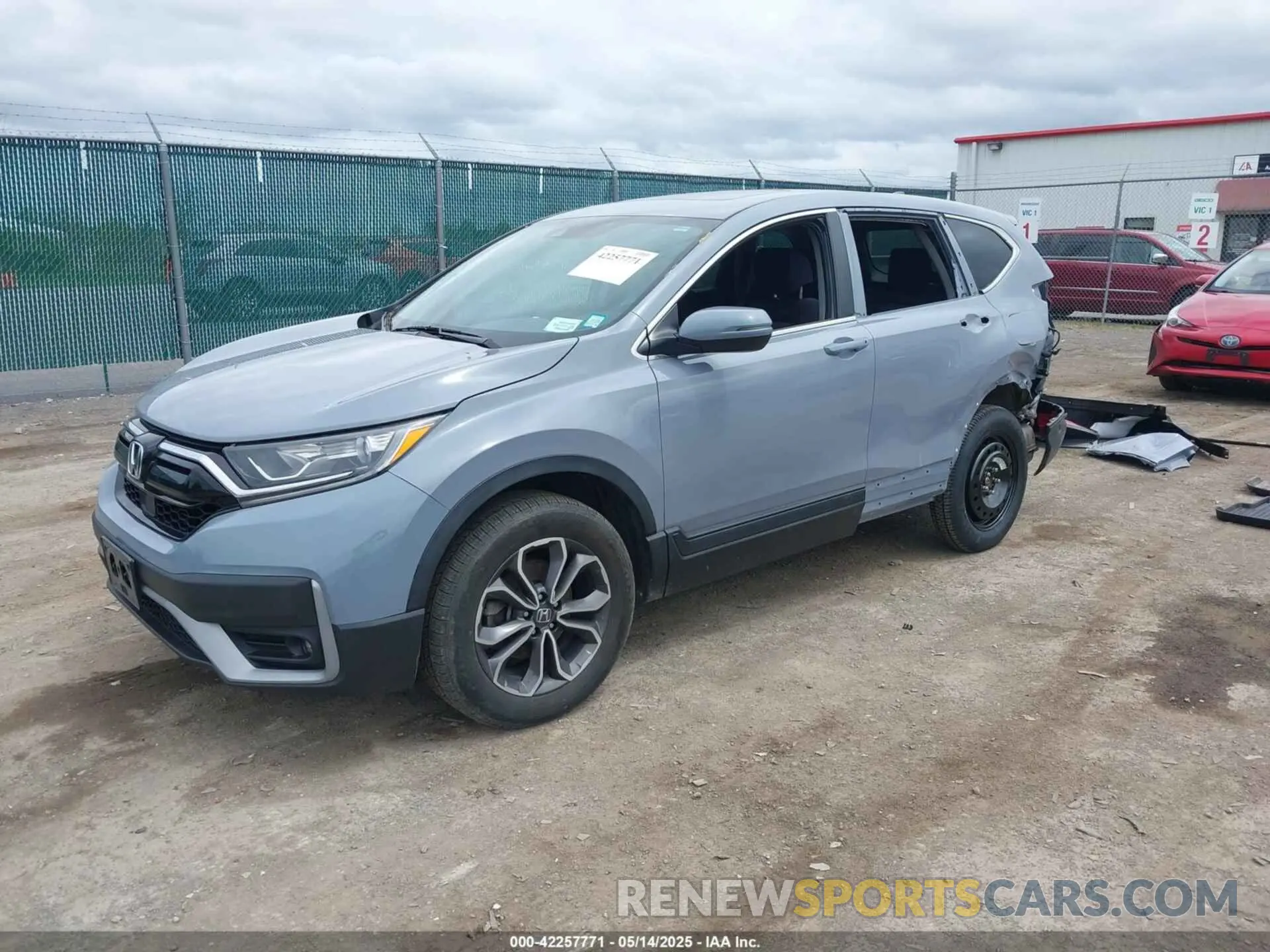 2 Photograph of a damaged car 2HKRW2H55MH628744 HONDA CR-V 2021