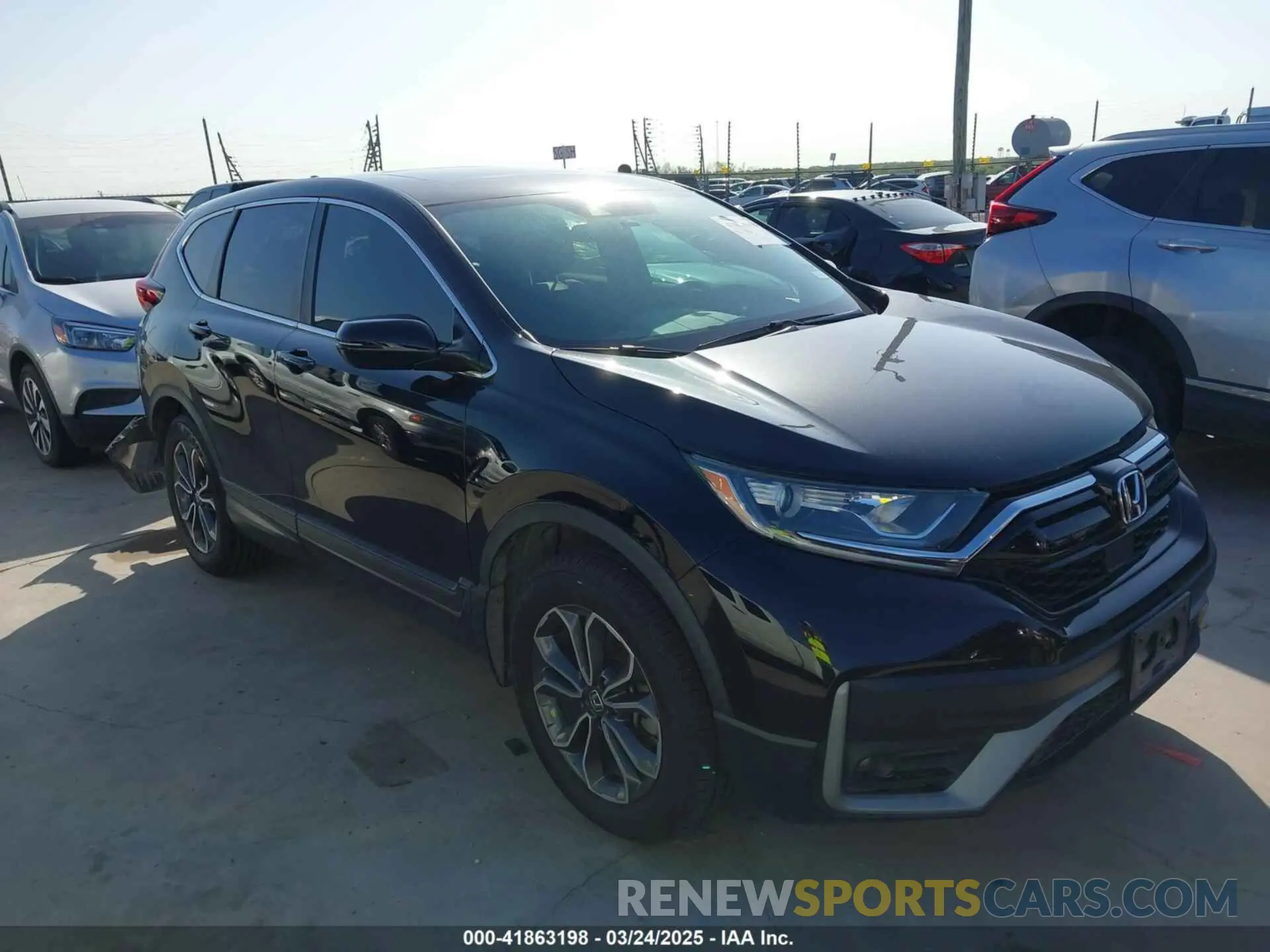 1 Photograph of a damaged car 2HKRW2H55MH629683 HONDA CR-V 2021