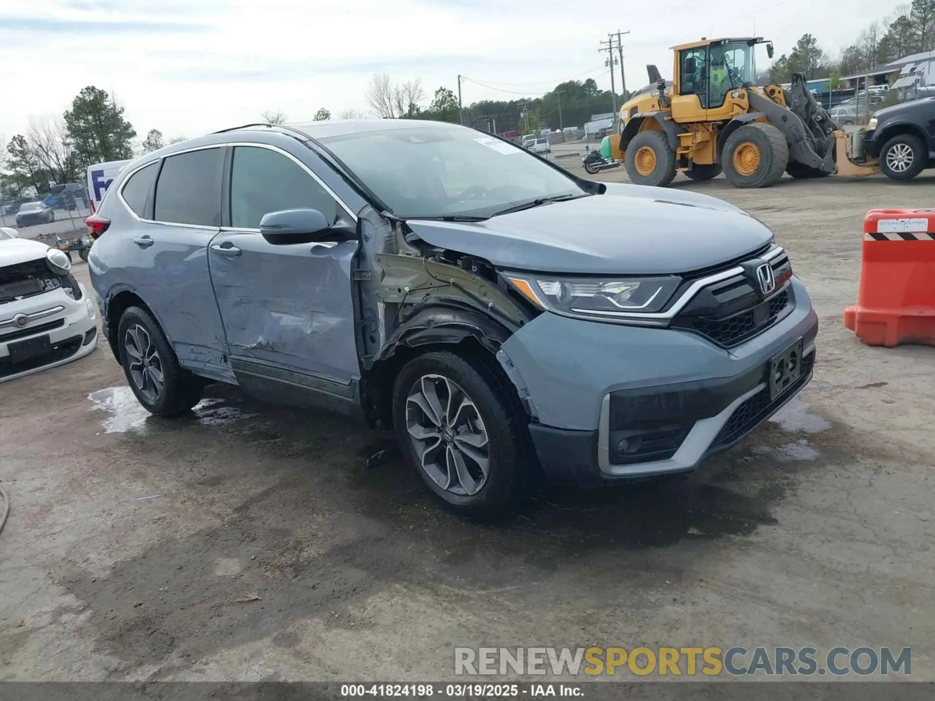 1 Photograph of a damaged car 2HKRW2H57MH618300 HONDA CR-V 2021