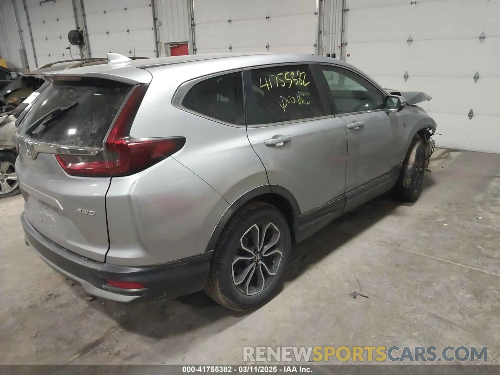 4 Фотография поврежденного автомобиля 2HKRW2H59MH645479 HONDA CR-V 2021