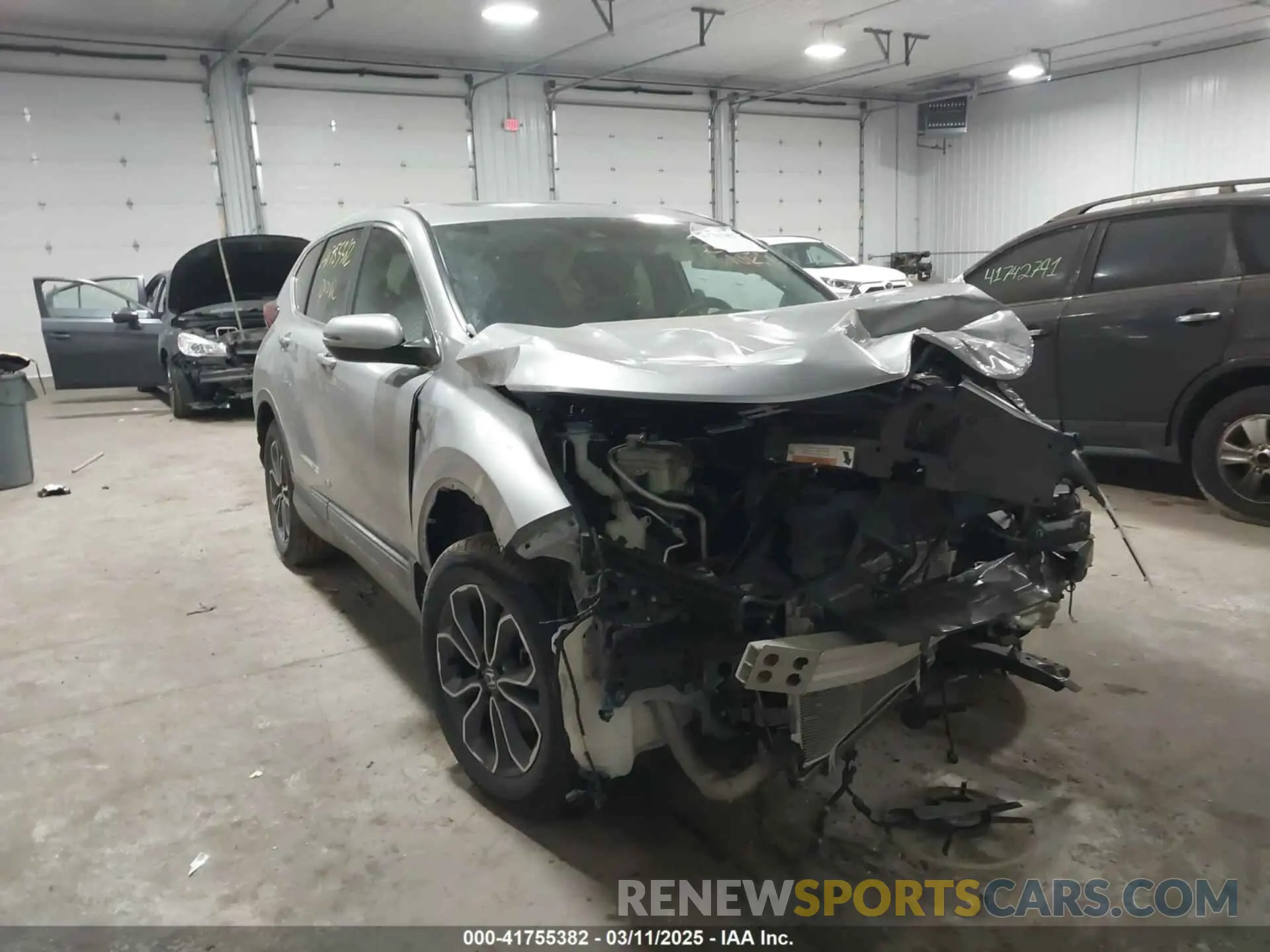 6 Фотография поврежденного автомобиля 2HKRW2H59MH645479 HONDA CR-V 2021