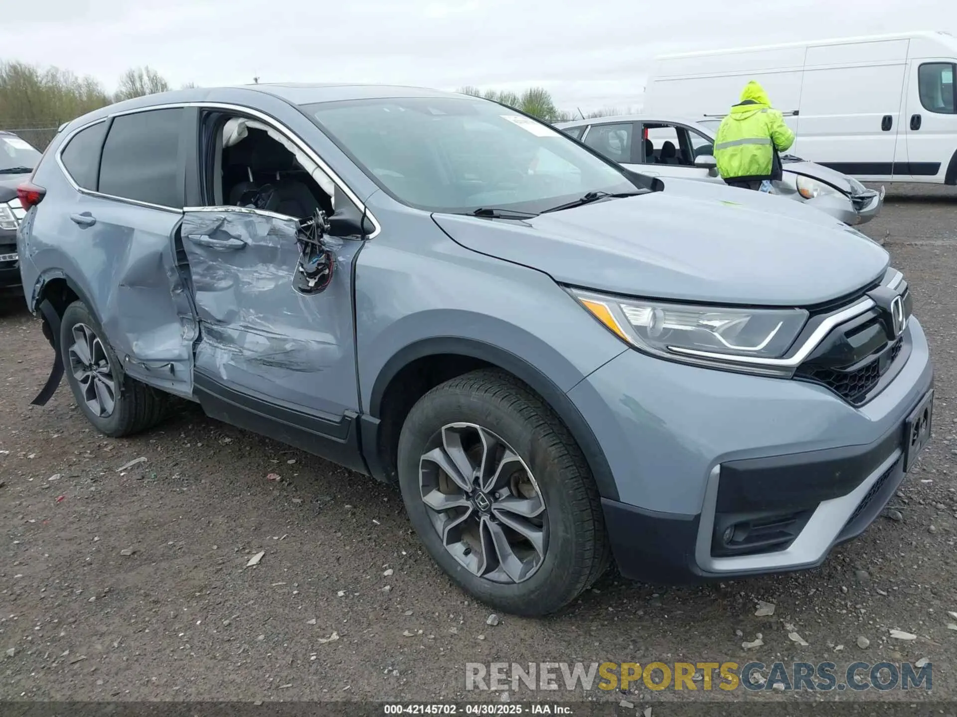 1 Photograph of a damaged car 2HKRW2H81MH617945 HONDA CR-V 2021