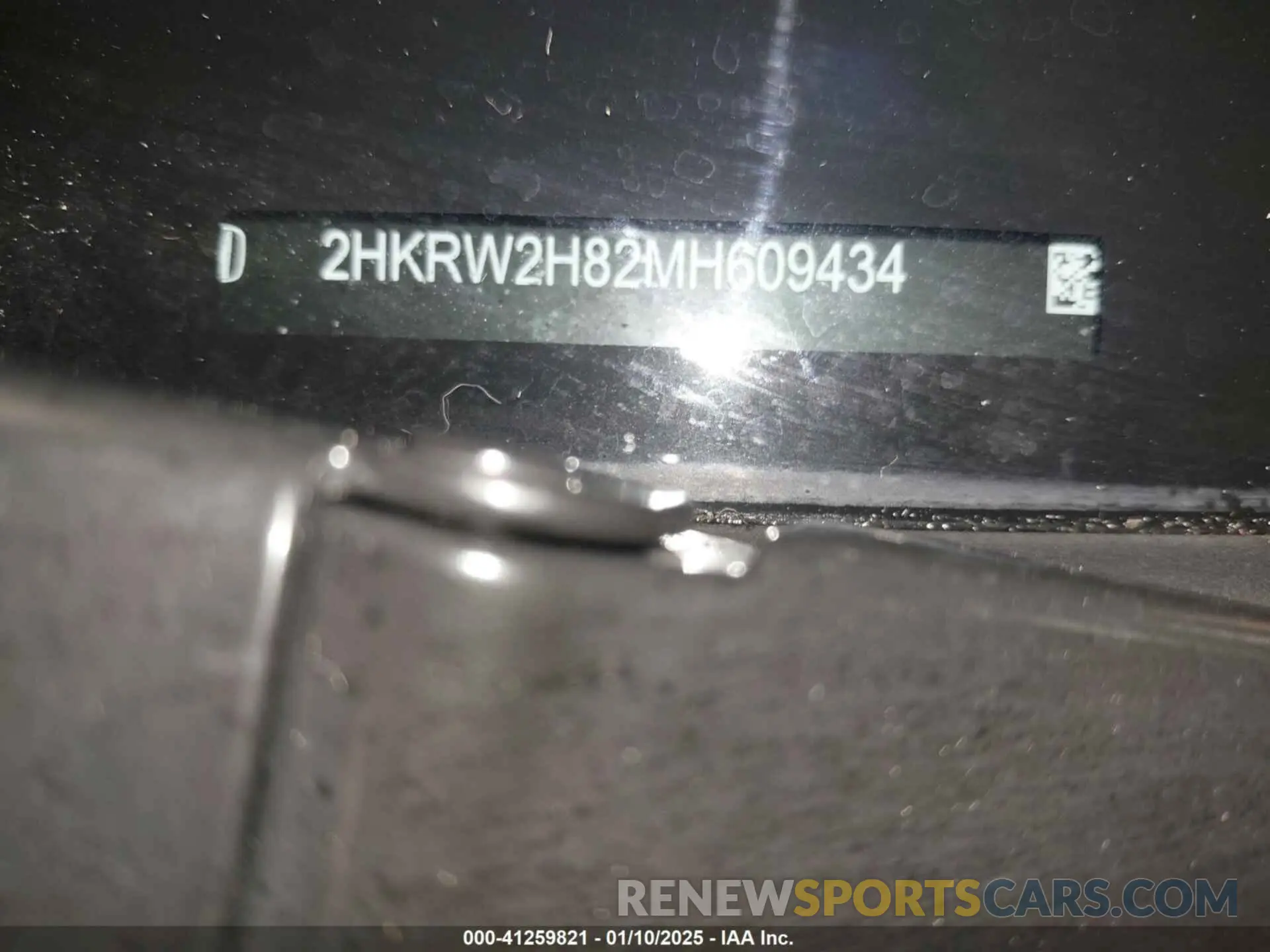 19 Фотография поврежденного автомобиля 2HKRW2H82MH609434 HONDA CR-V 2021