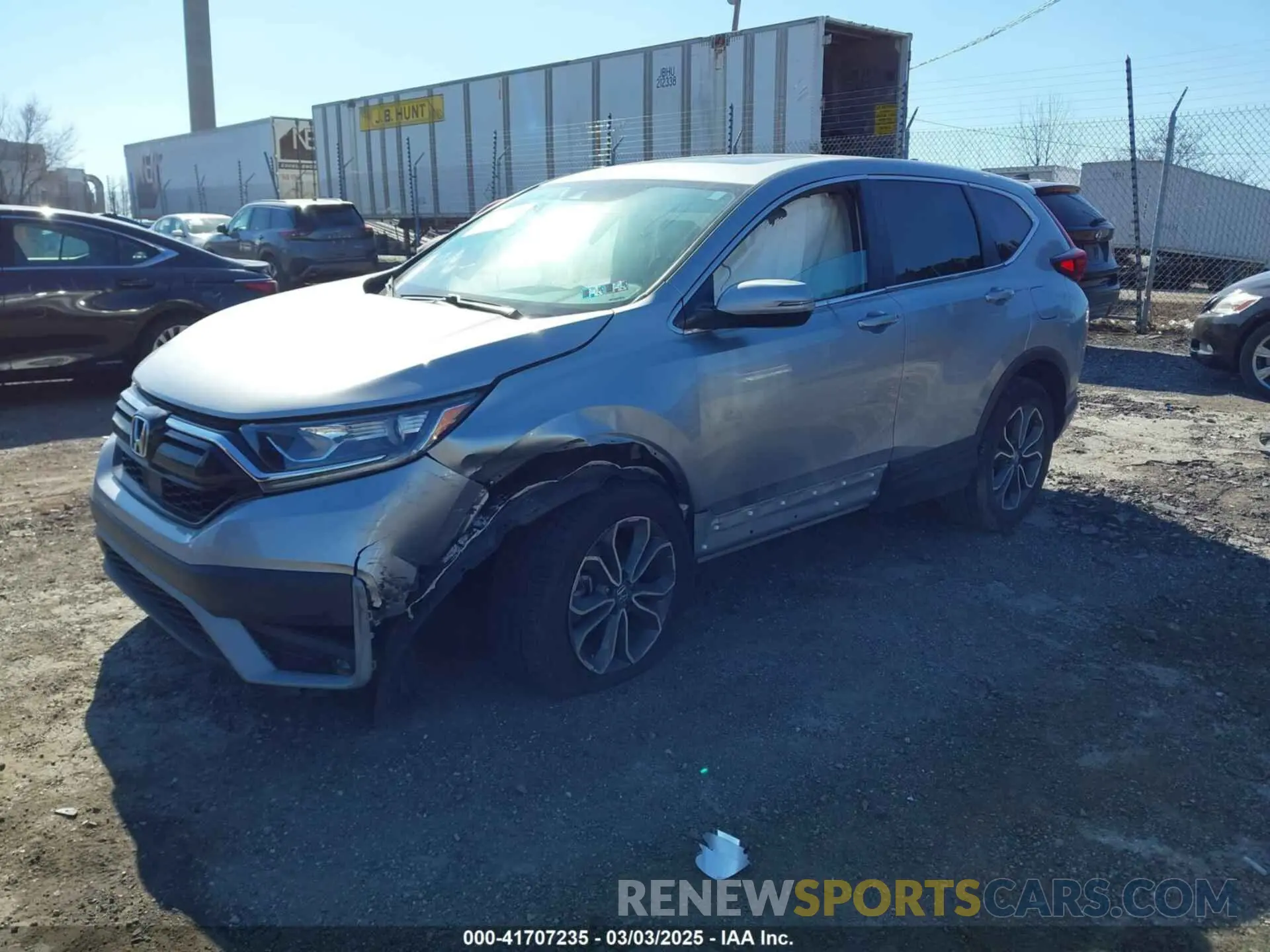 2 Photograph of a damaged car 2HKRW2H82MH656656 HONDA CR-V 2021
