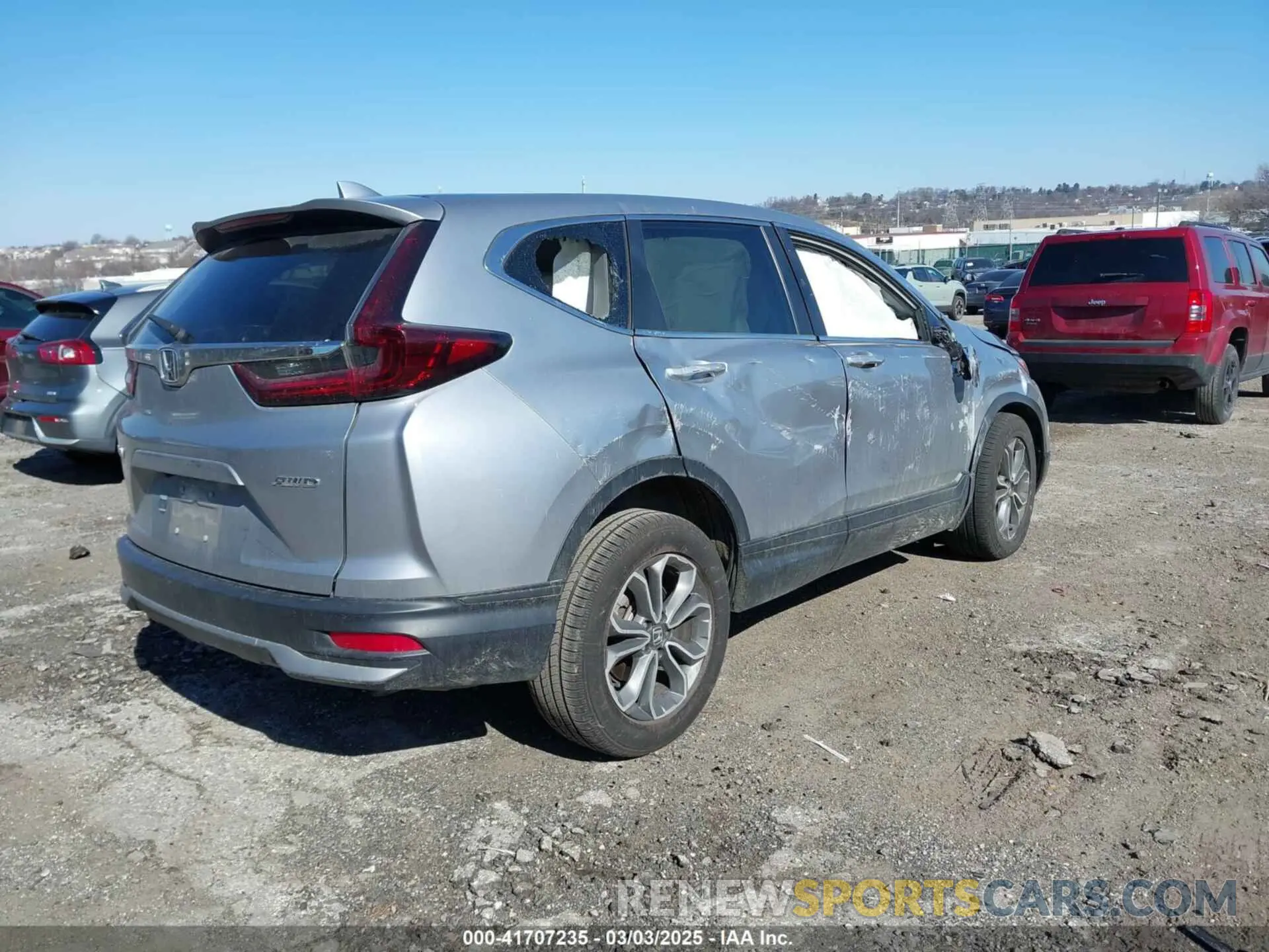 4 Photograph of a damaged car 2HKRW2H82MH656656 HONDA CR-V 2021