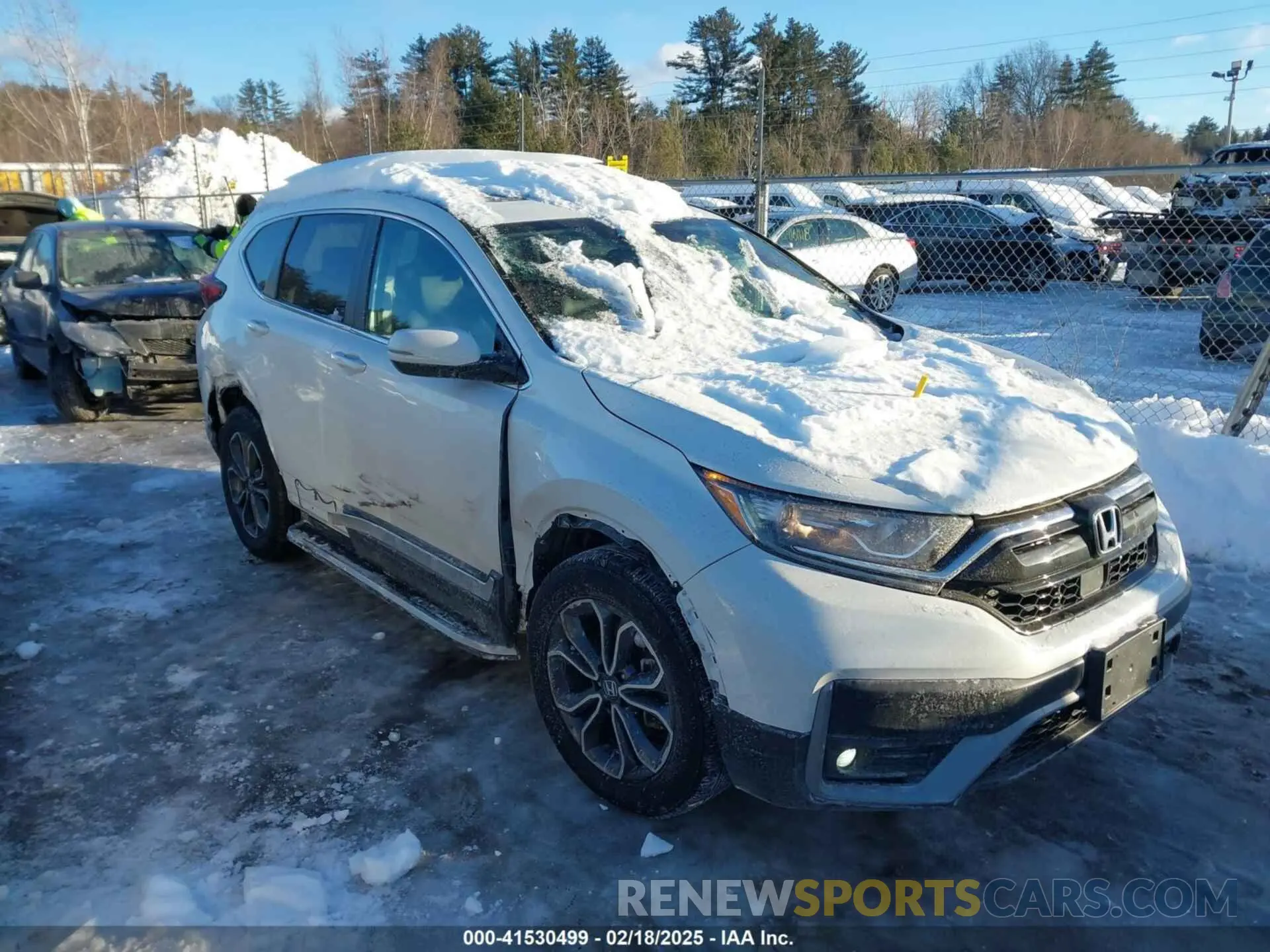 1 Photograph of a damaged car 2HKRW2H83MH634505 HONDA CR-V 2021