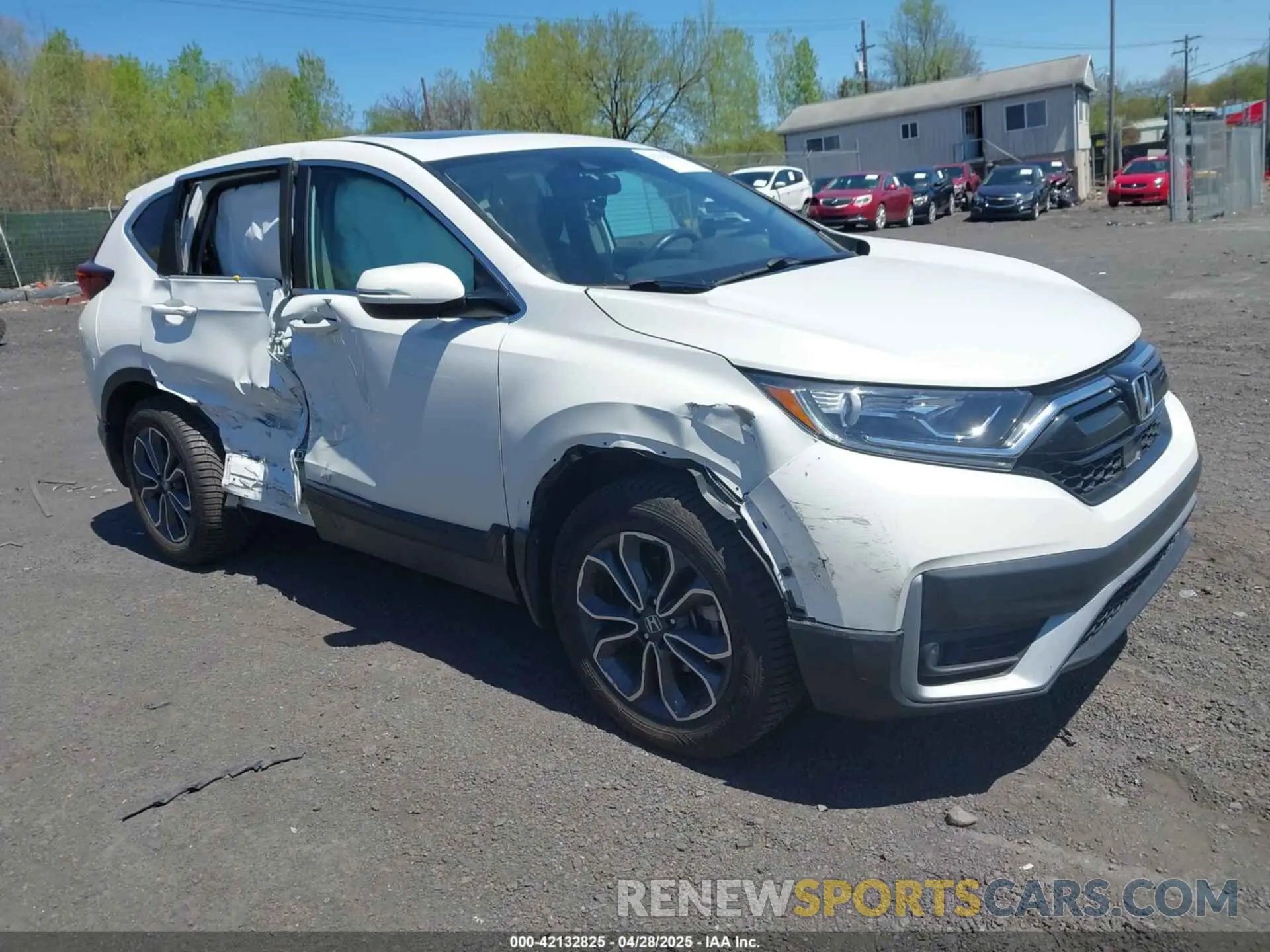 1 Photograph of a damaged car 2HKRW2H87MH678152 HONDA CR-V 2021