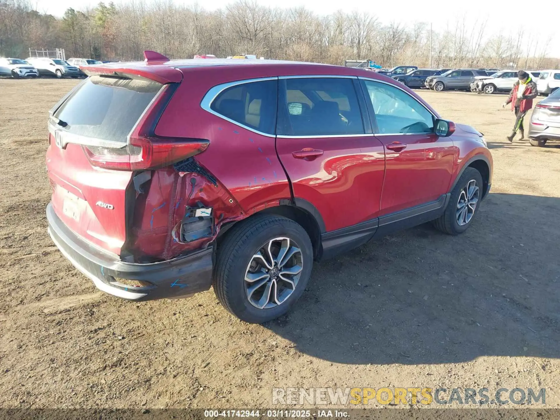4 Photograph of a damaged car 2HKRW2H89MH615585 HONDA CR-V 2021