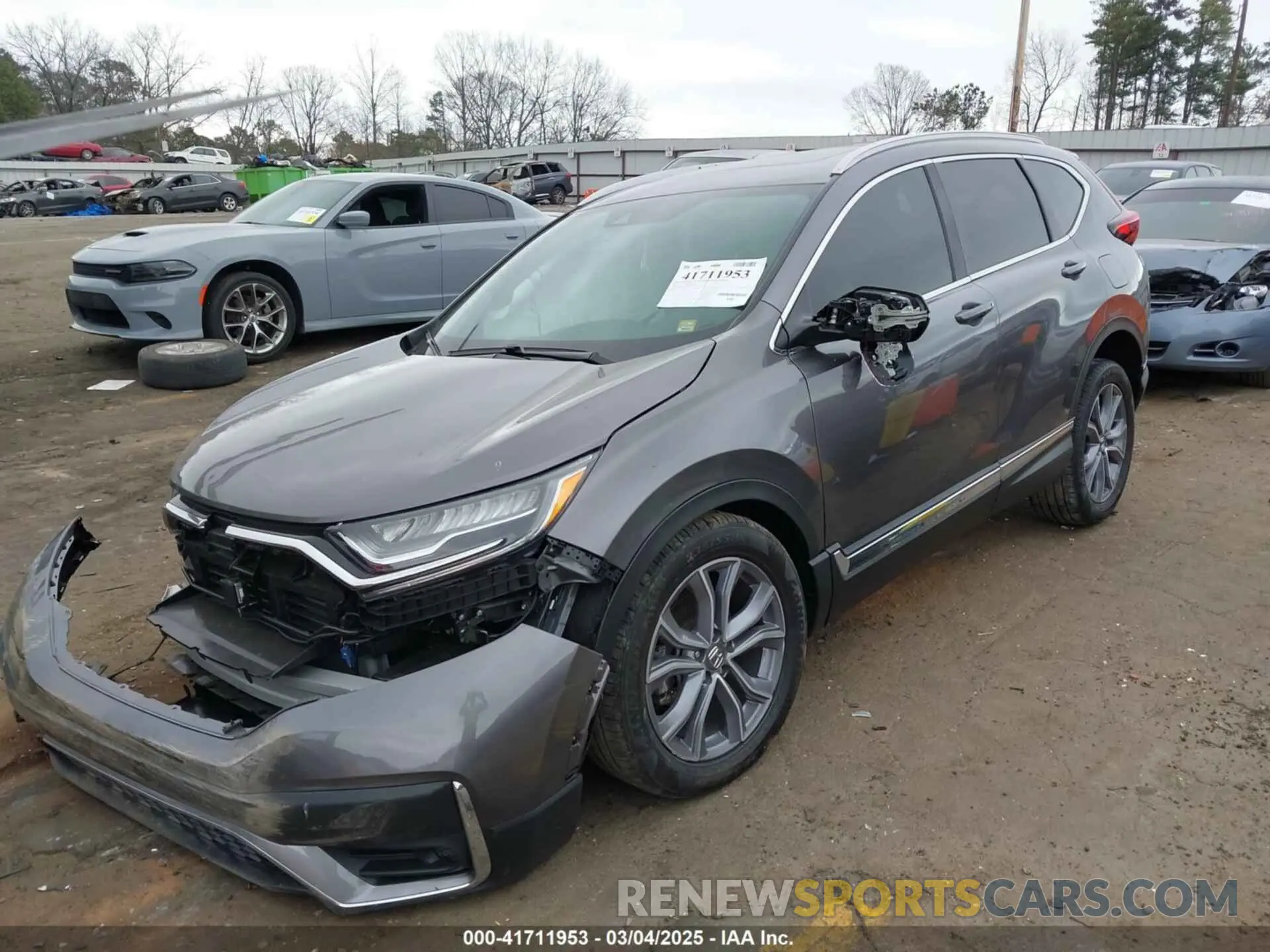 2 Photograph of a damaged car 2HKRW2H93MH675015 HONDA CR-V 2021