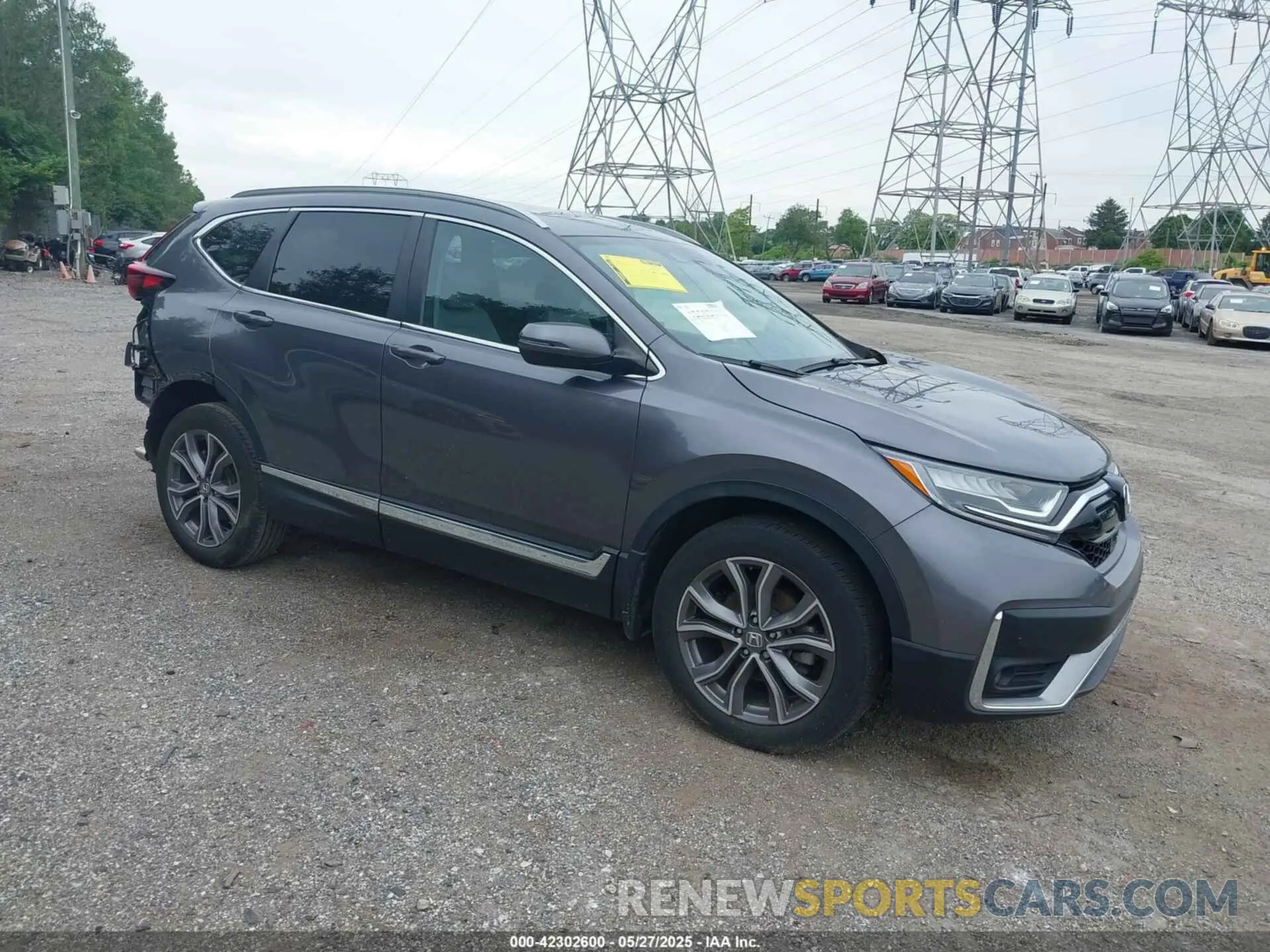 1 Photograph of a damaged car 2HKRW2H95MH685514 HONDA CR-V 2021