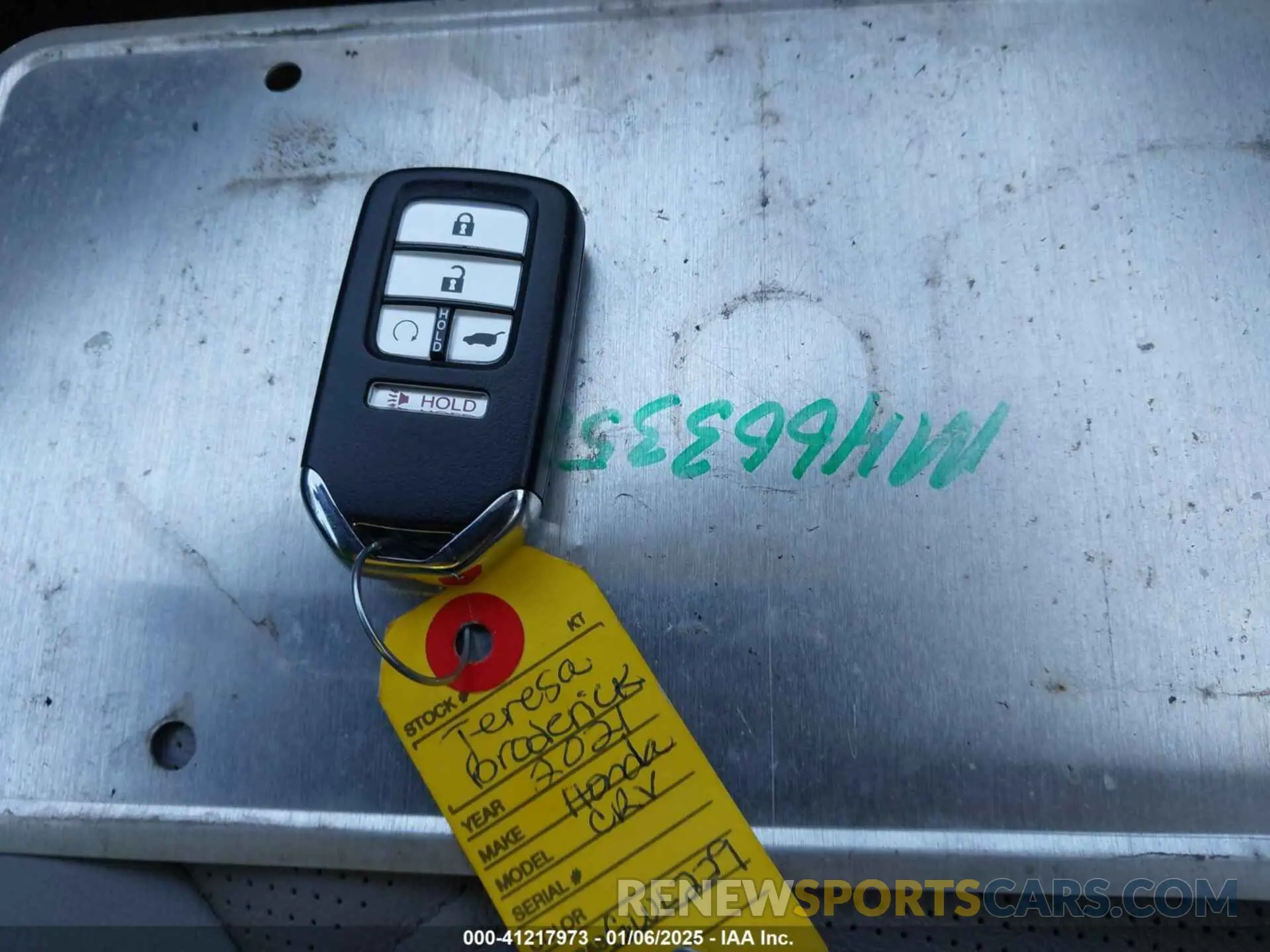 11 Photograph of a damaged car 2HKRW2H96MH663358 HONDA CR-V 2021