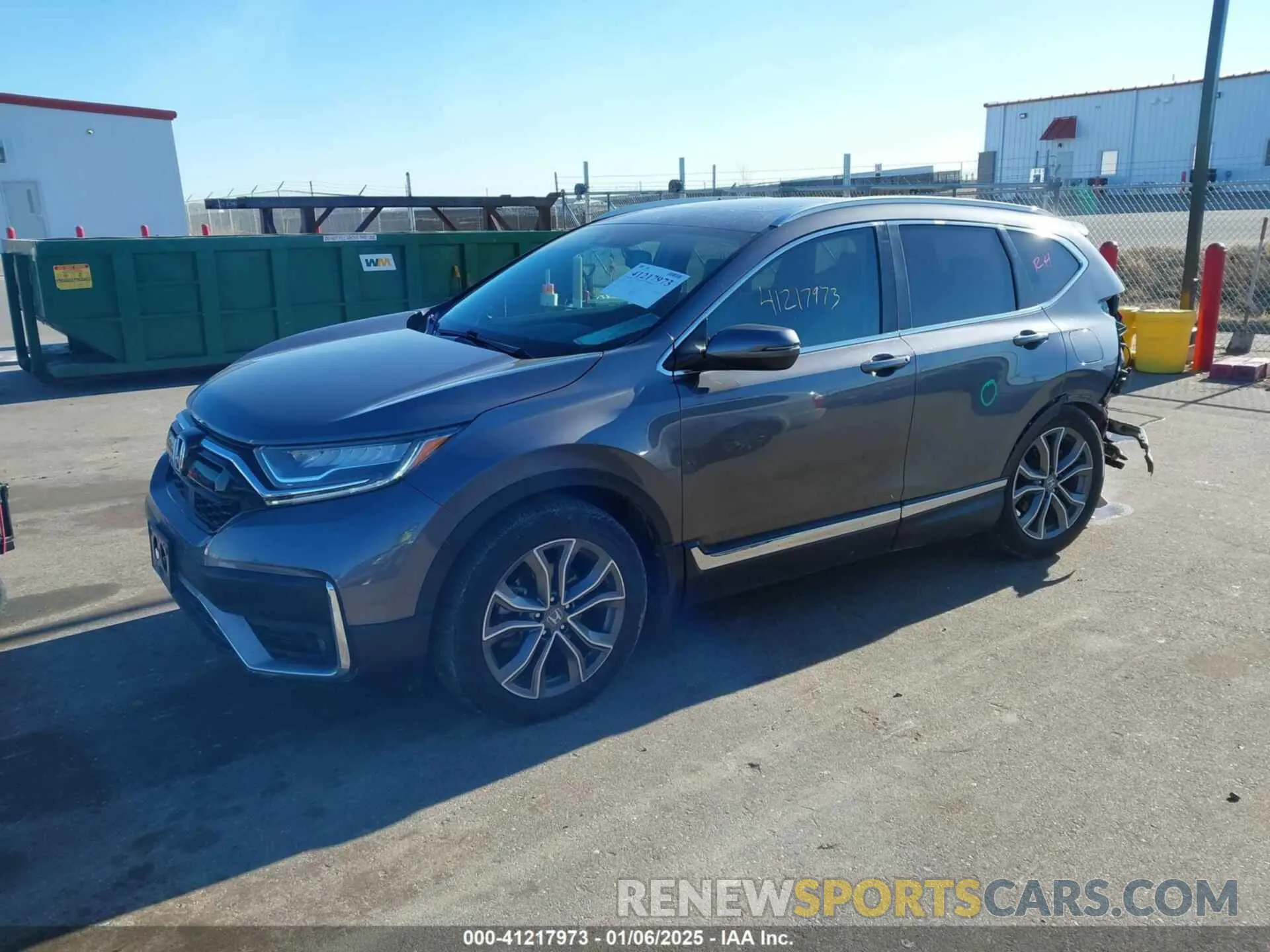 2 Photograph of a damaged car 2HKRW2H96MH663358 HONDA CR-V 2021