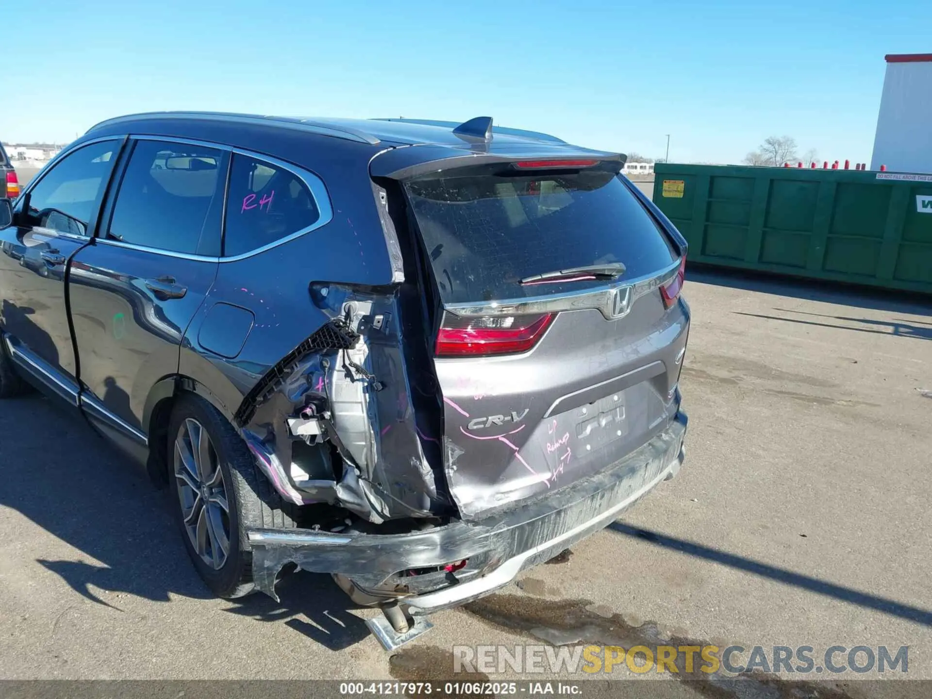 6 Photograph of a damaged car 2HKRW2H96MH663358 HONDA CR-V 2021