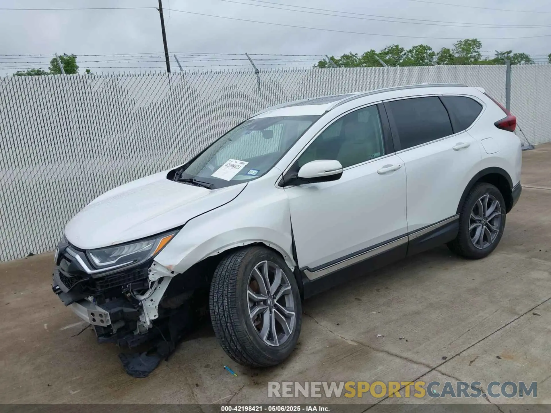 2 Photograph of a damaged car 2HKRW2H98MH669288 HONDA CR-V 2021