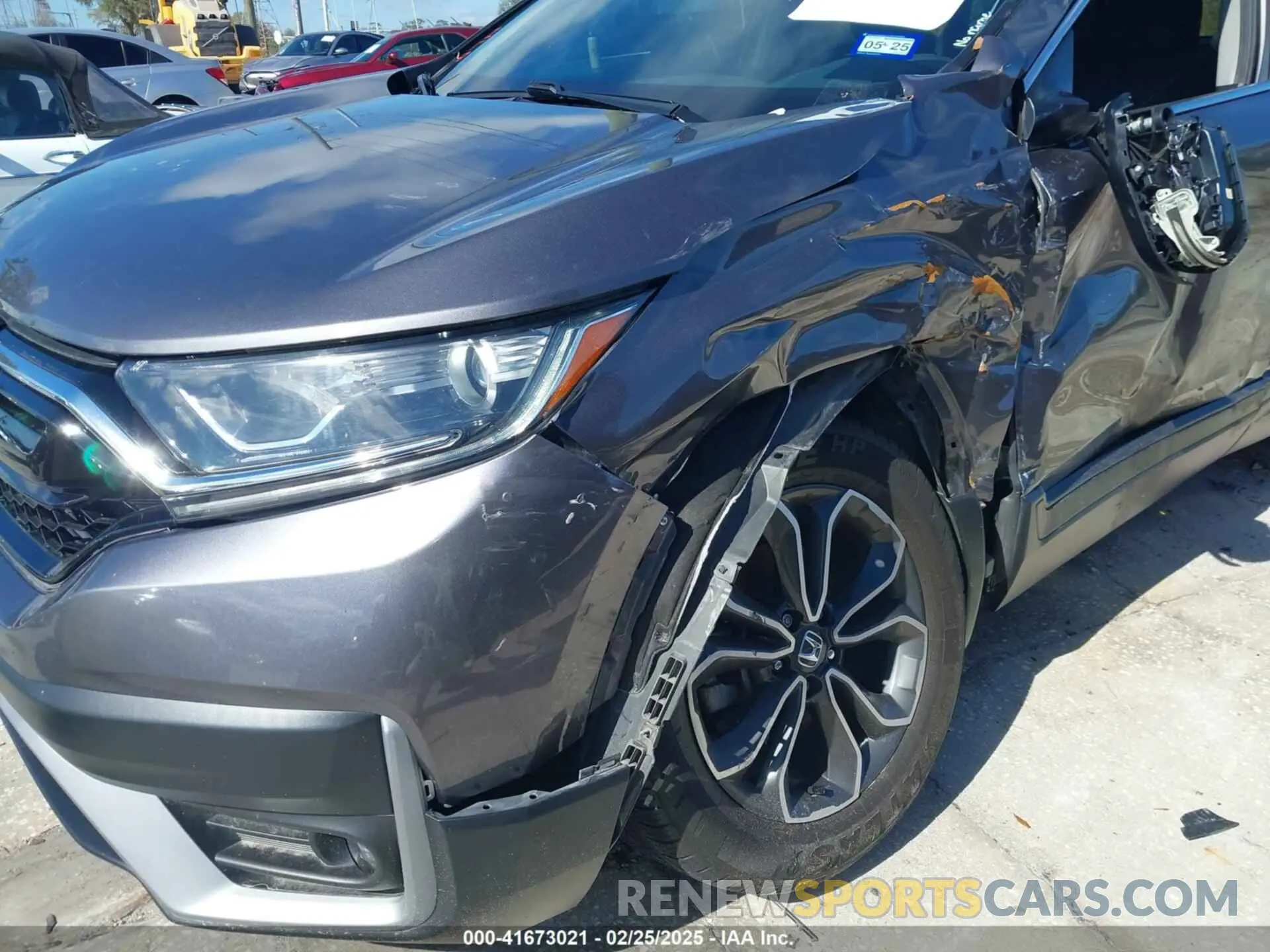 6 Photograph of a damaged car 5J6RW1H57MA006626 HONDA CR-V 2021