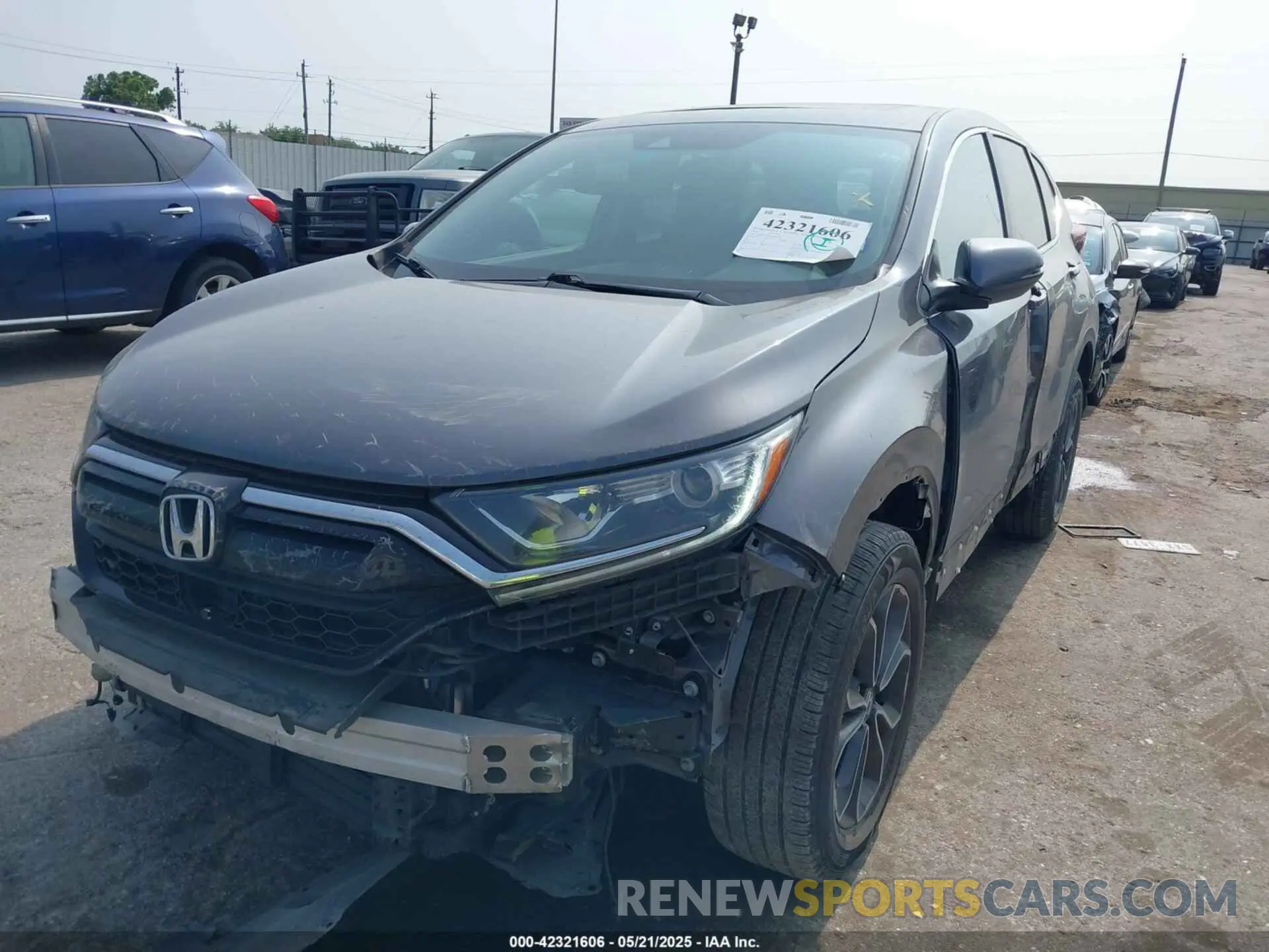 2 Photograph of a damaged car 5J6RW2H50MA007140 HONDA CR-V 2021