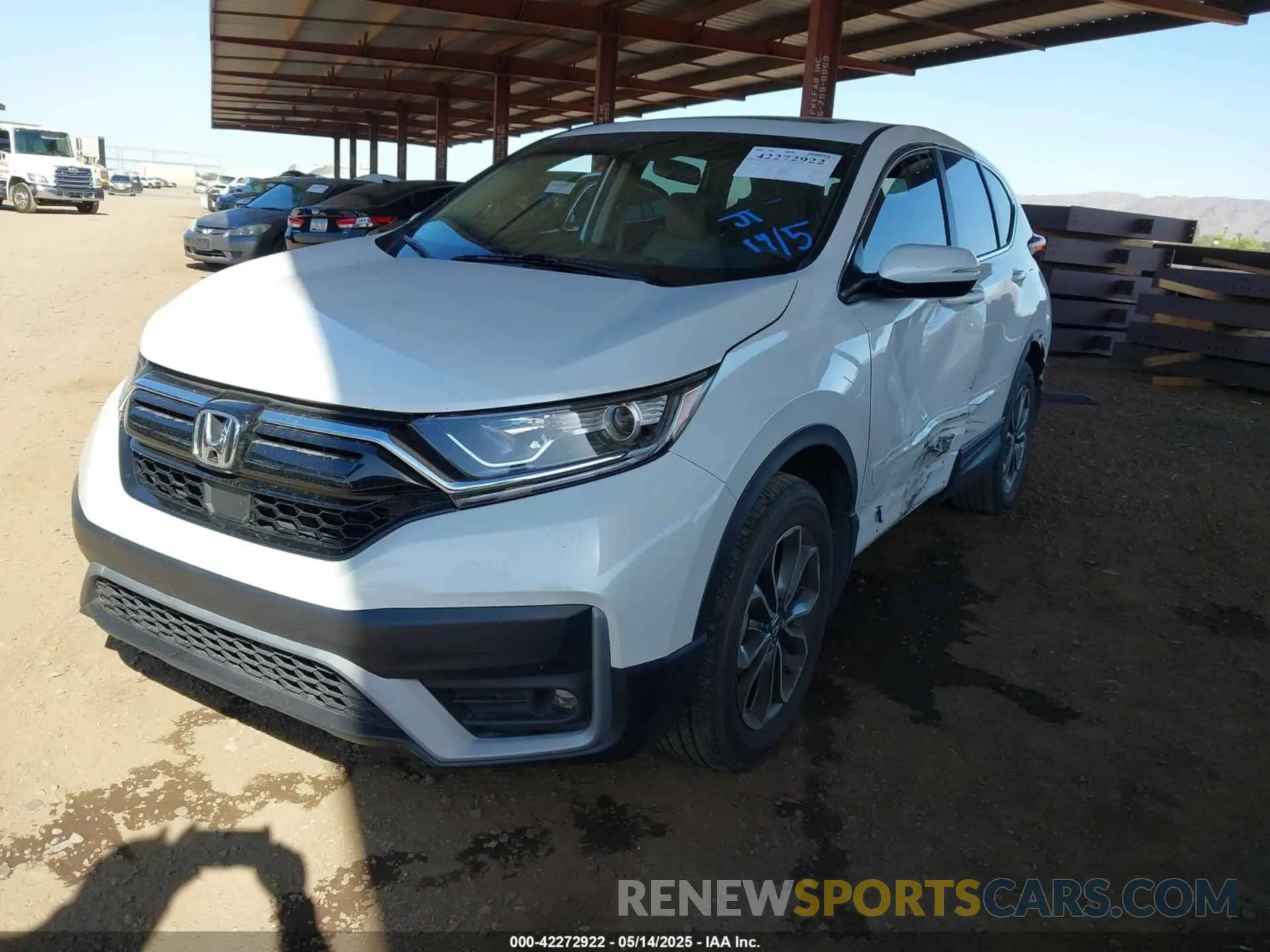 2 Photograph of a damaged car 5J6RW2H51MA014940 HONDA CR-V 2021