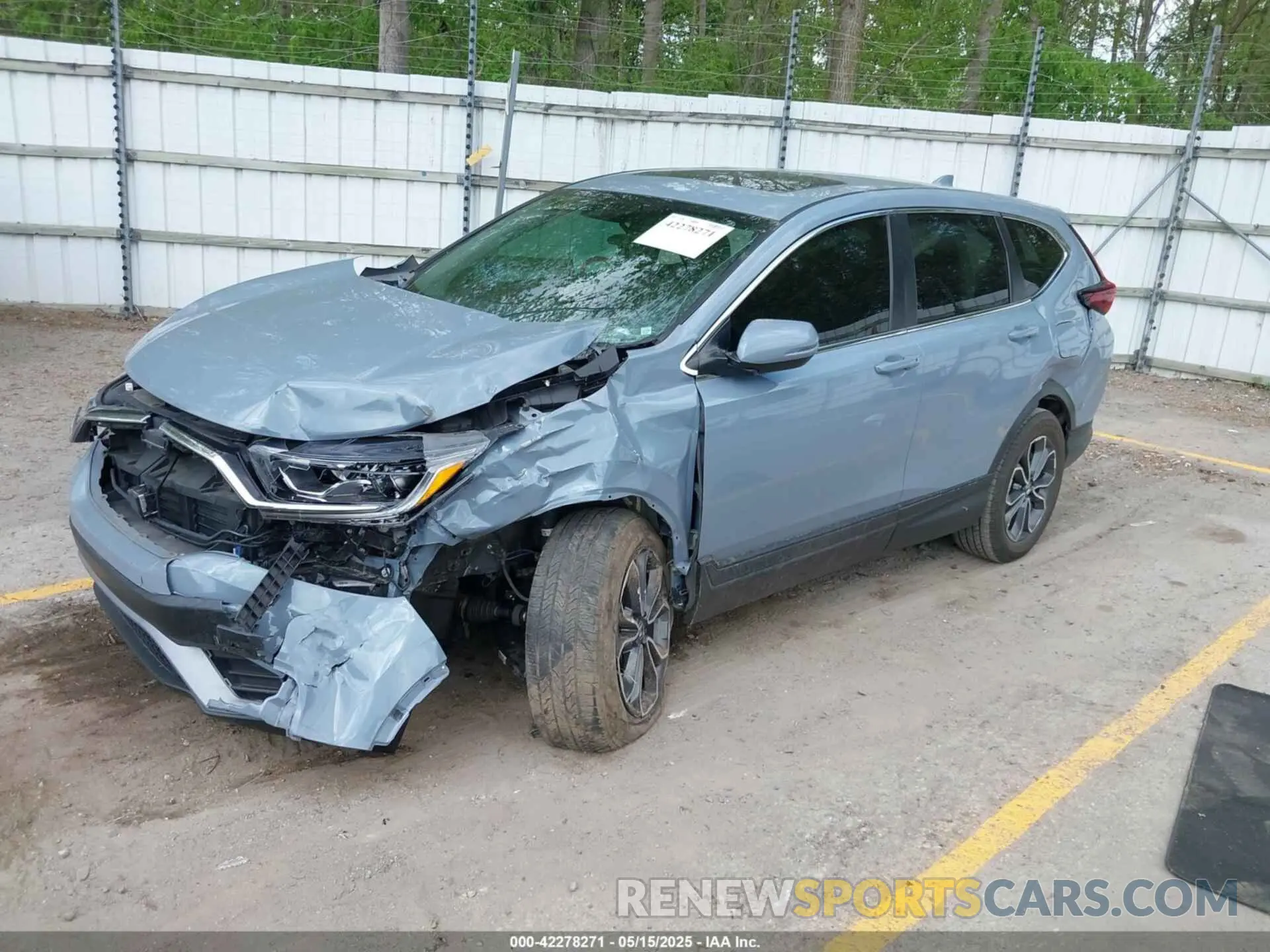 2 Фотография поврежденного автомобиля 5J6RW2H52ML010643 HONDA CR-V 2021