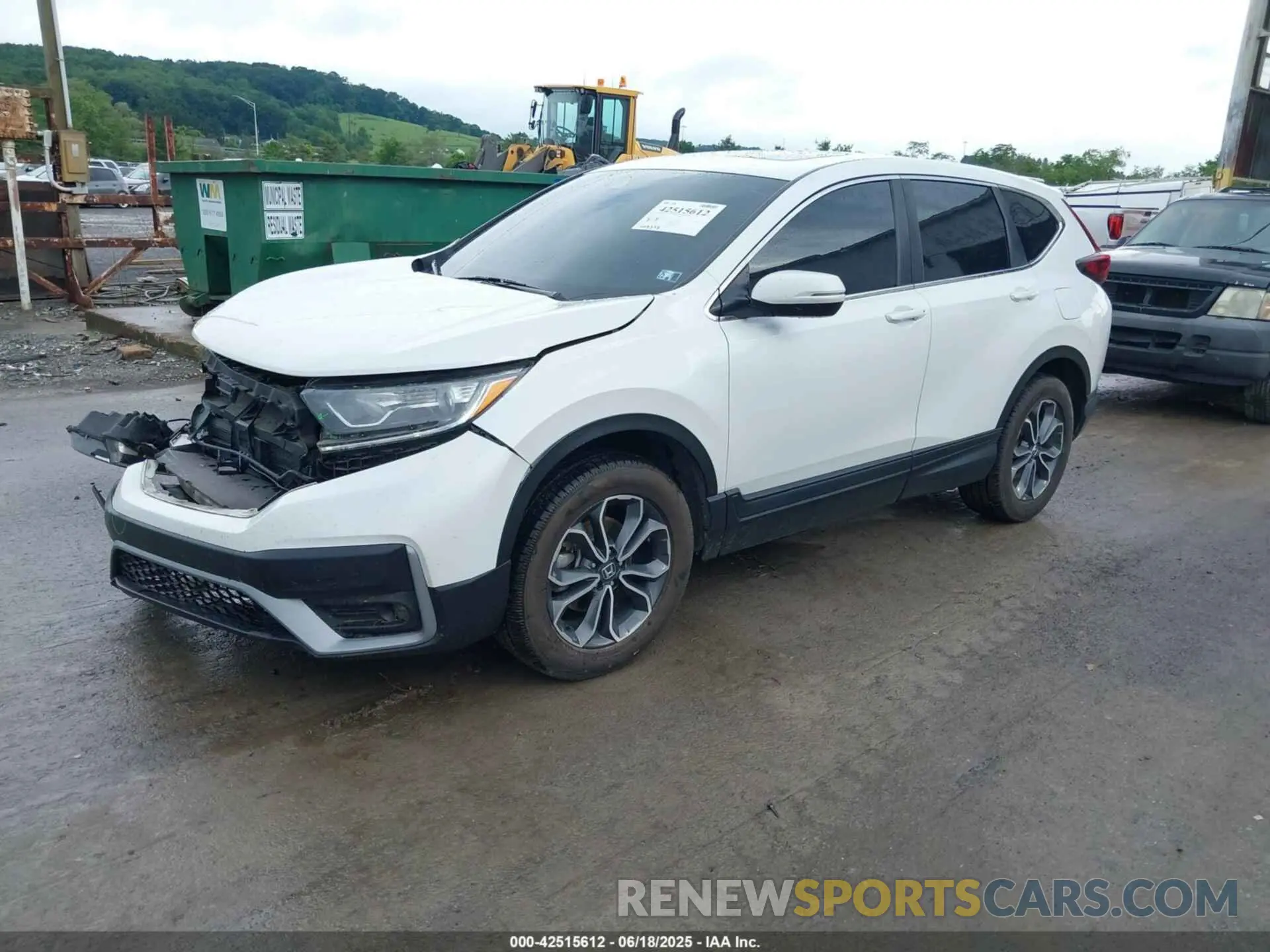 2 Photograph of a damaged car 5J6RW2H53ML008271 HONDA CR-V 2021