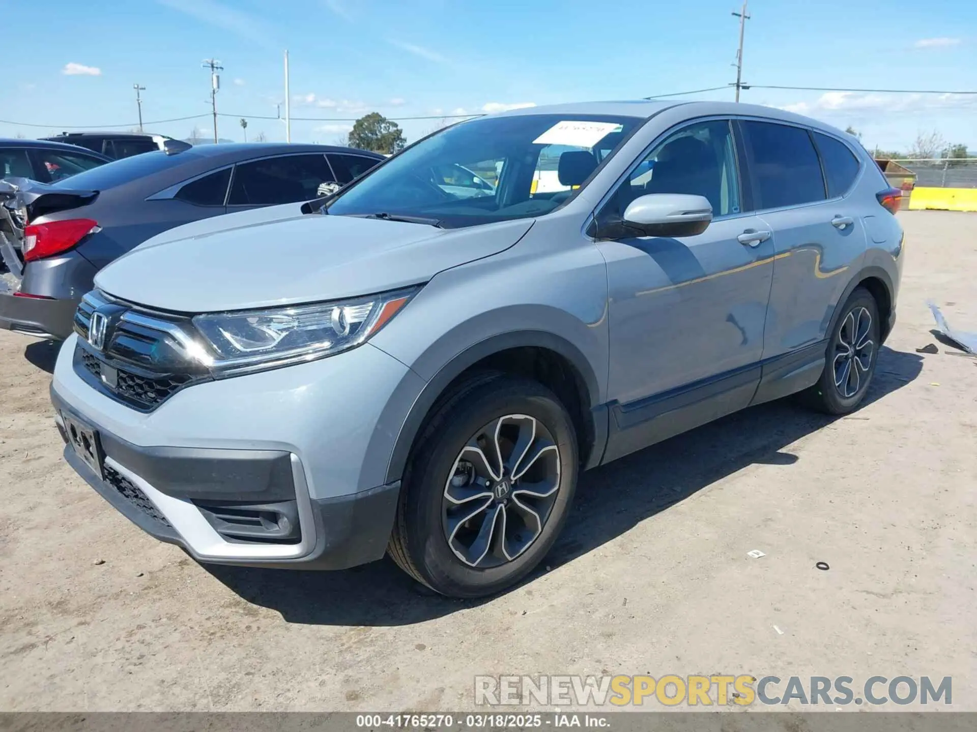 2 Фотография поврежденного автомобиля 5J6RW2H58ML012459 HONDA CR-V 2021