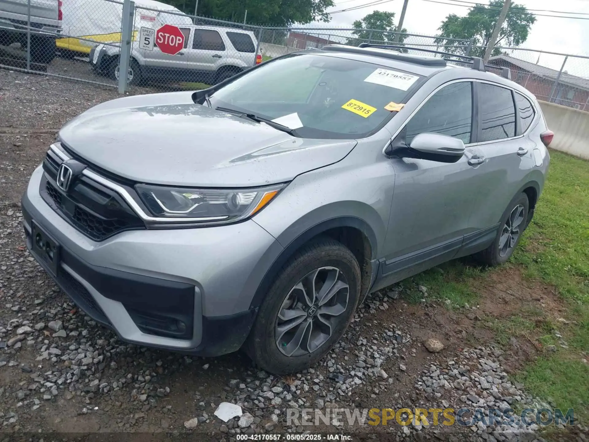 2 Фотография поврежденного автомобиля 5J6RW2H5XML007330 HONDA CR-V 2021