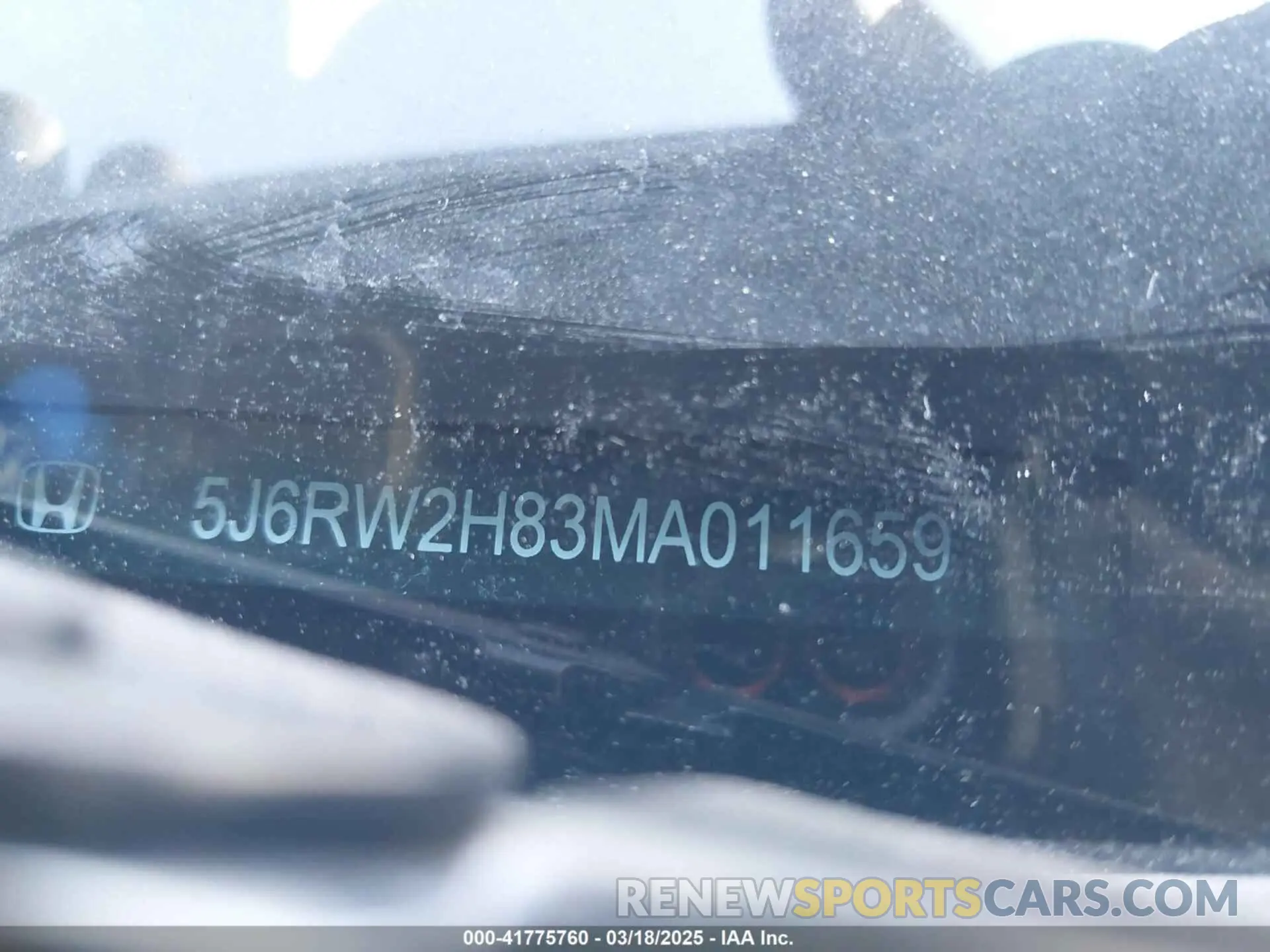 17 Фотография поврежденного автомобиля 5J6RW2H83MA011659 HONDA CR-V 2021