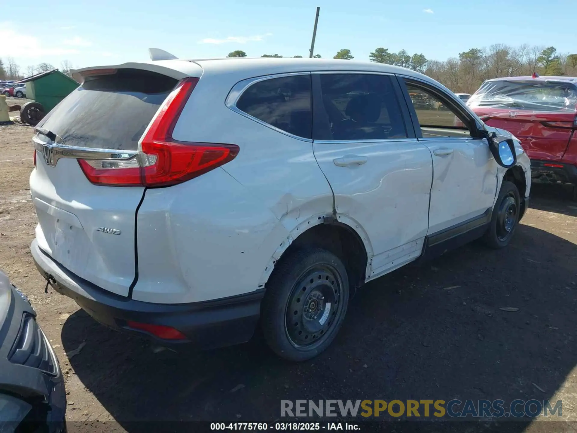 4 Фотография поврежденного автомобиля 5J6RW2H83MA011659 HONDA CR-V 2021