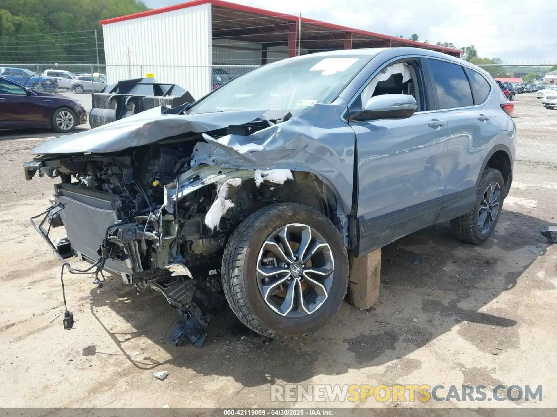 2 Фотография поврежденного автомобиля 5J6RW2H84MA015722 HONDA CR-V 2021