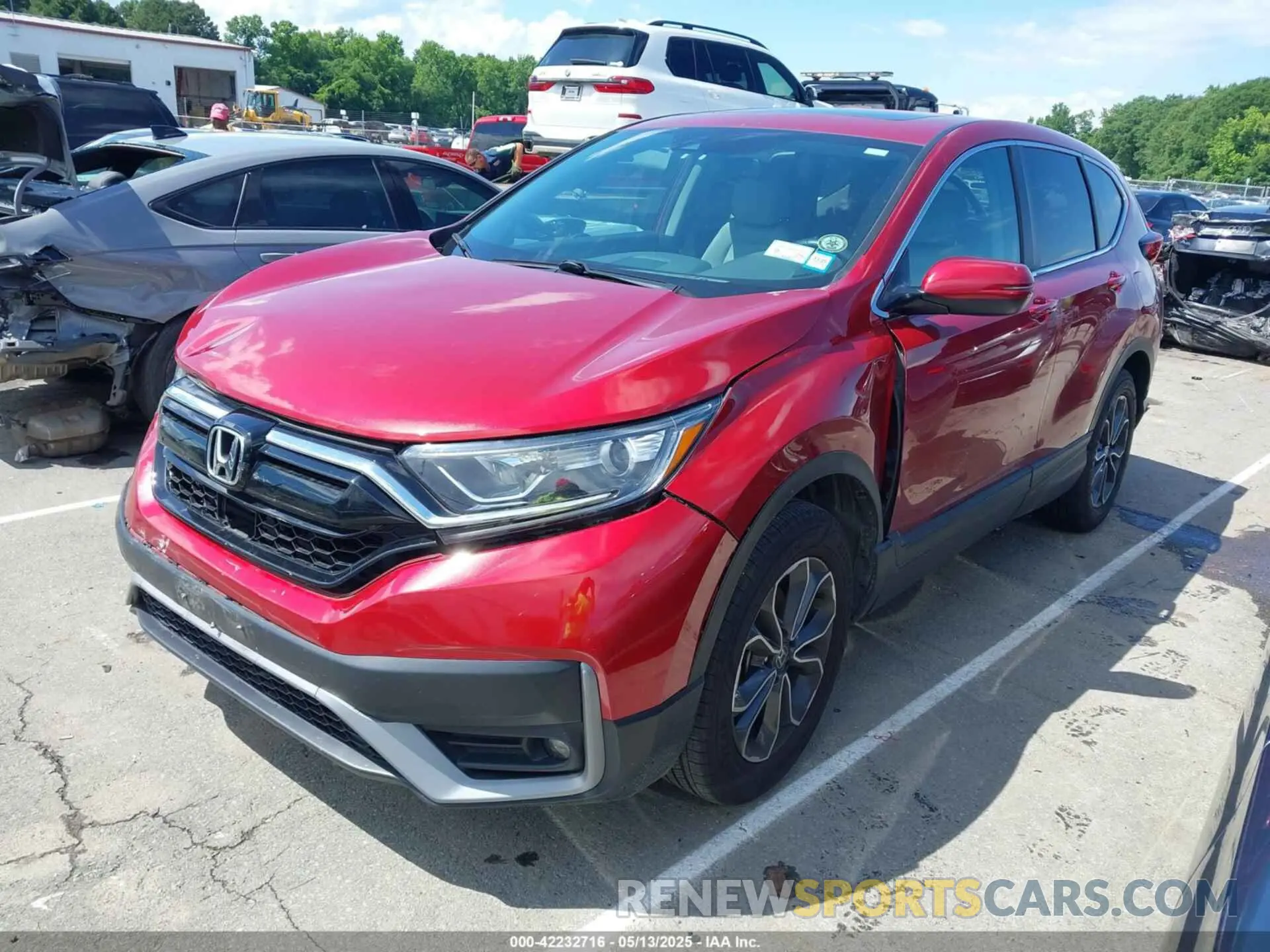 2 Фотография поврежденного автомобиля 5J6RW2H86MA003121 HONDA CR-V 2021