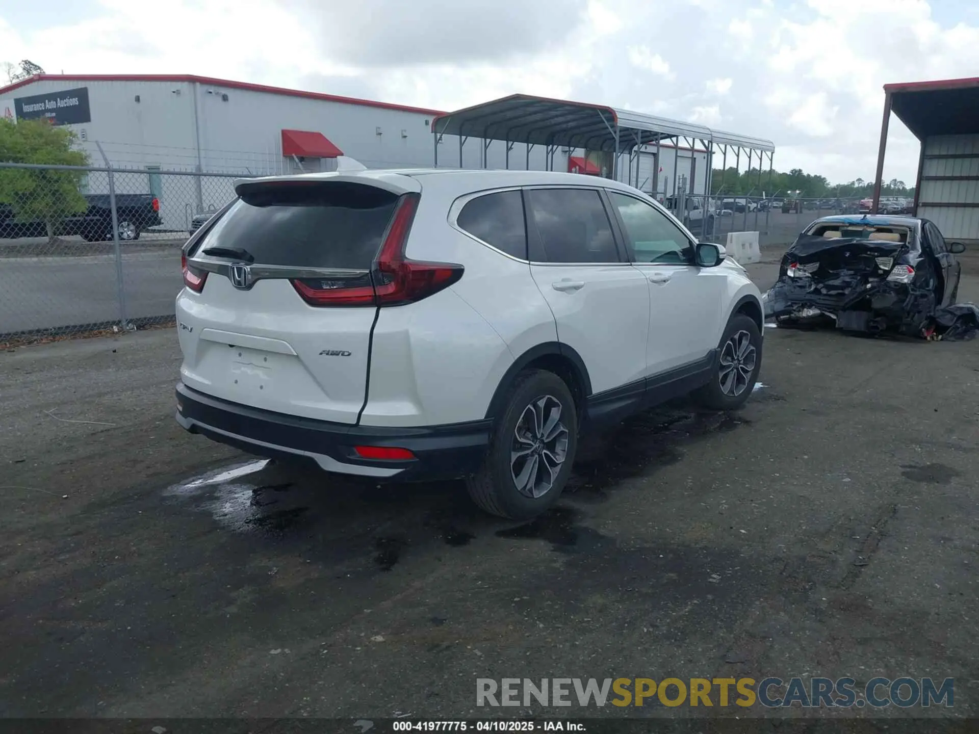 4 Фотография поврежденного автомобиля 5J6RW2H89ML008091 HONDA CR-V 2021