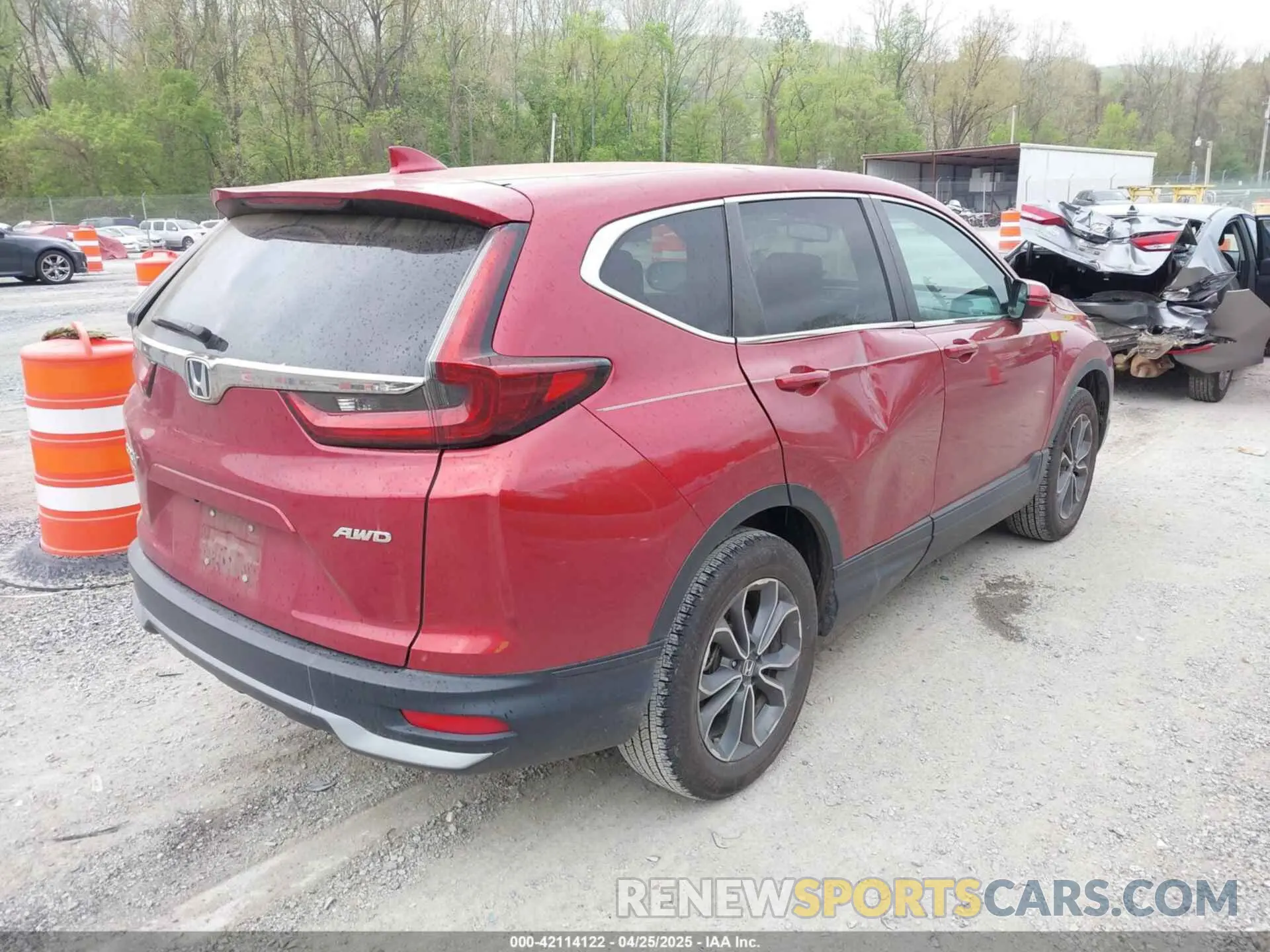 4 Фотография поврежденного автомобиля 5J6RW2H8XML022453 HONDA CR-V 2021
