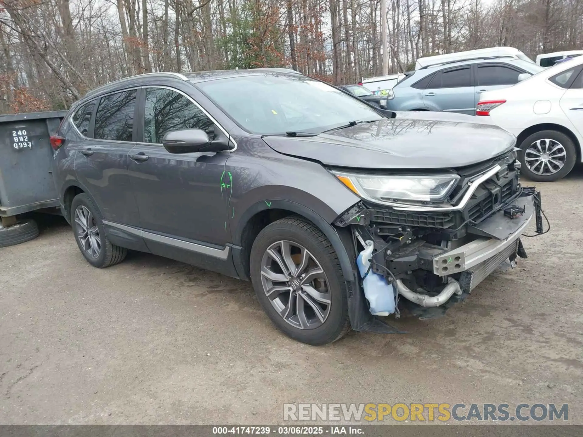 1 Photograph of a damaged car 5J6RW2H91ML019241 HONDA CR-V 2021