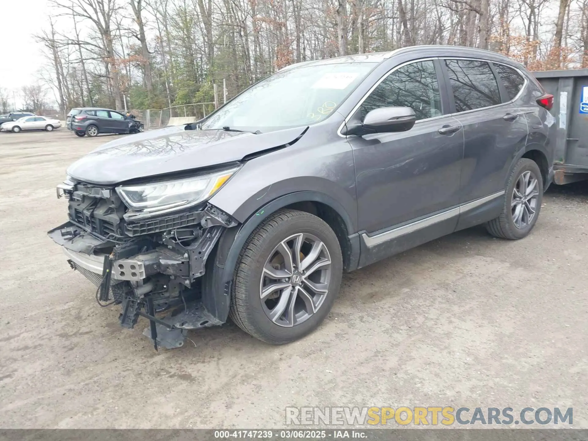 2 Photograph of a damaged car 5J6RW2H91ML019241 HONDA CR-V 2021