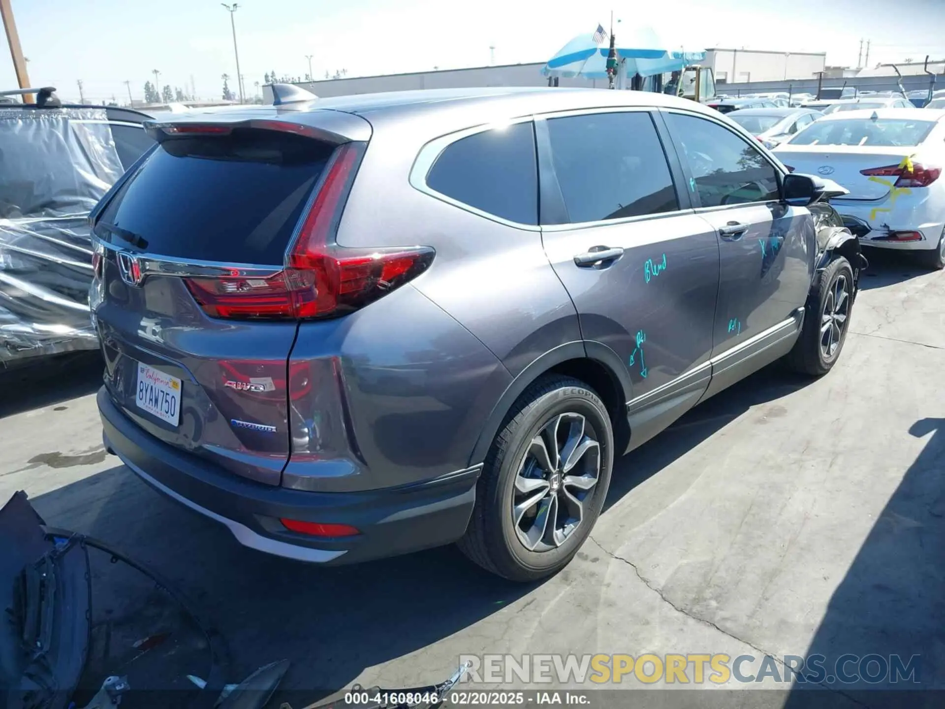 4 Photograph of a damaged car 7FART6H50ME023324 HONDA CR-V 2021