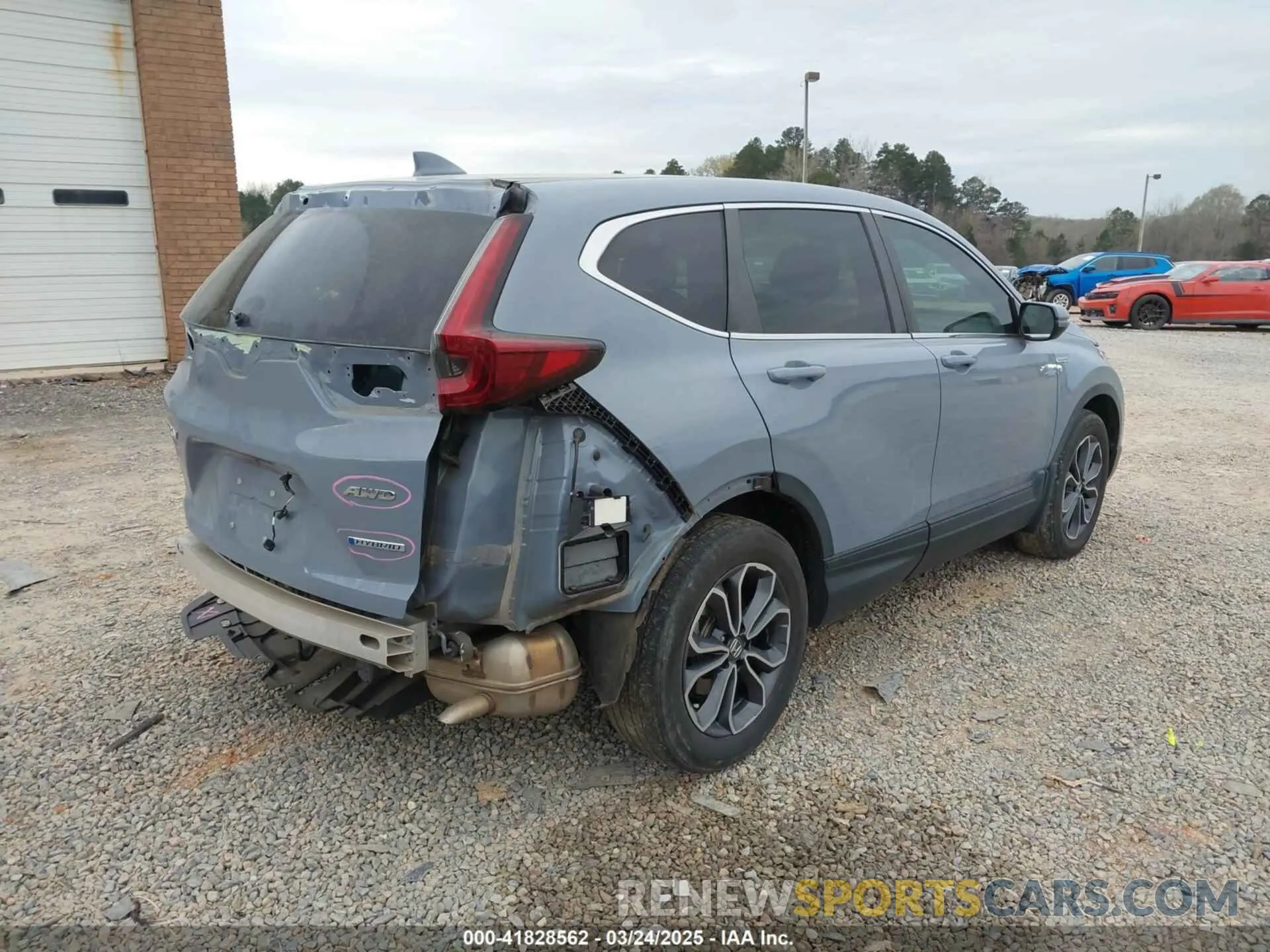 4 Фотография поврежденного автомобиля 7FART6H84ME032621 HONDA CR-V 2021
