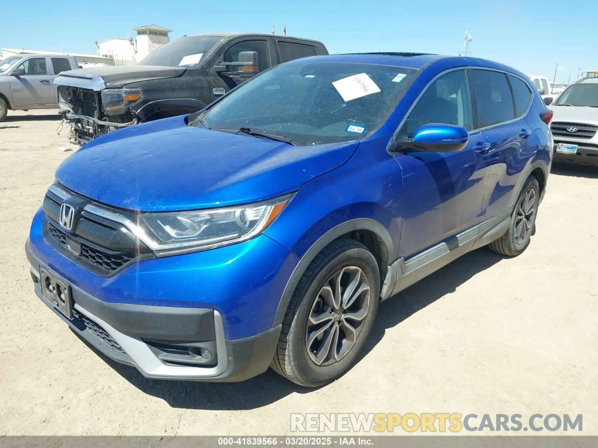 2 Фотография поврежденного автомобиля 7FARW1H58ME002201 HONDA CR-V 2021