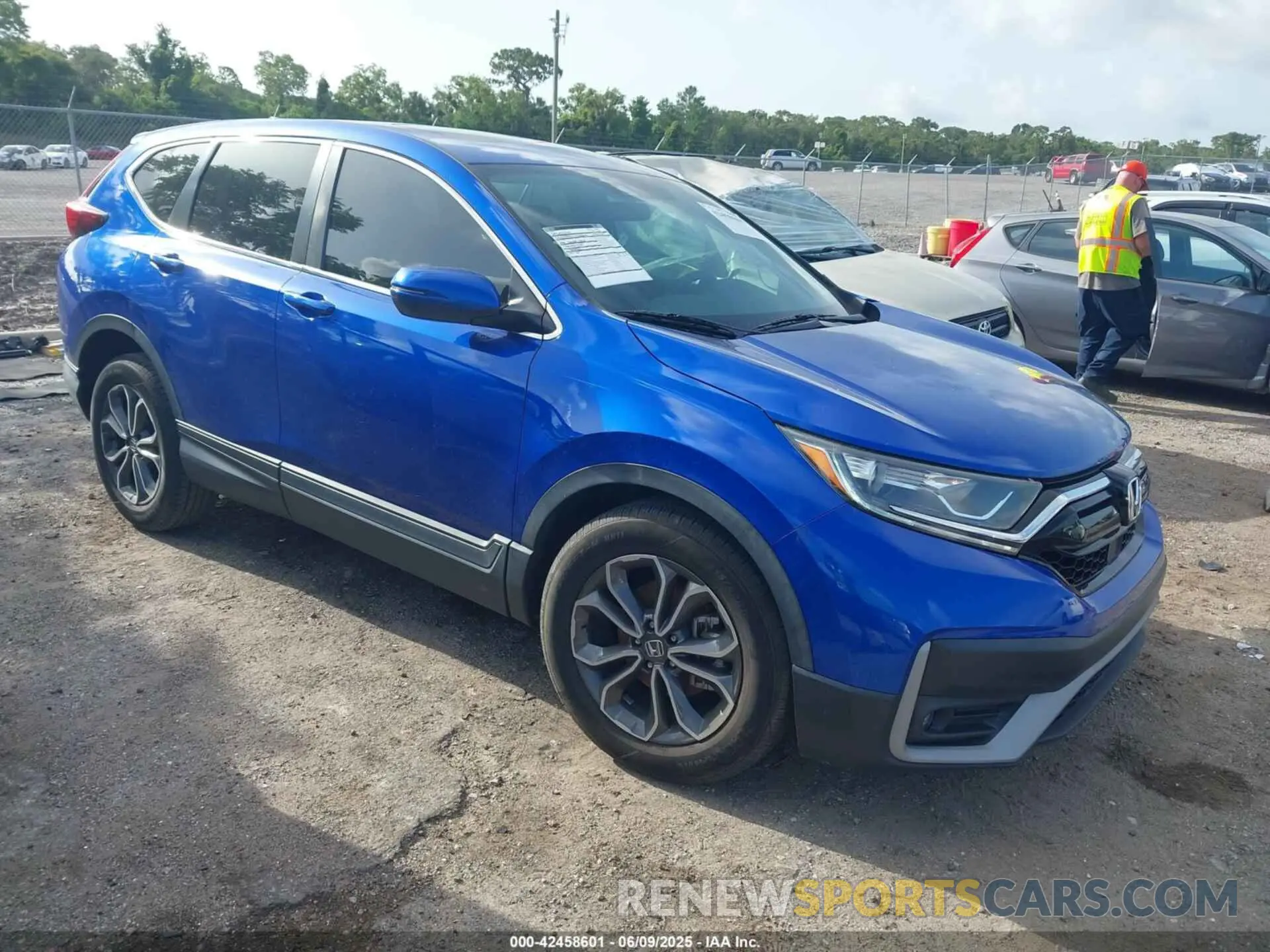 1 Photograph of a damaged car 7FARW1H59ME007732 HONDA CR-V 2021