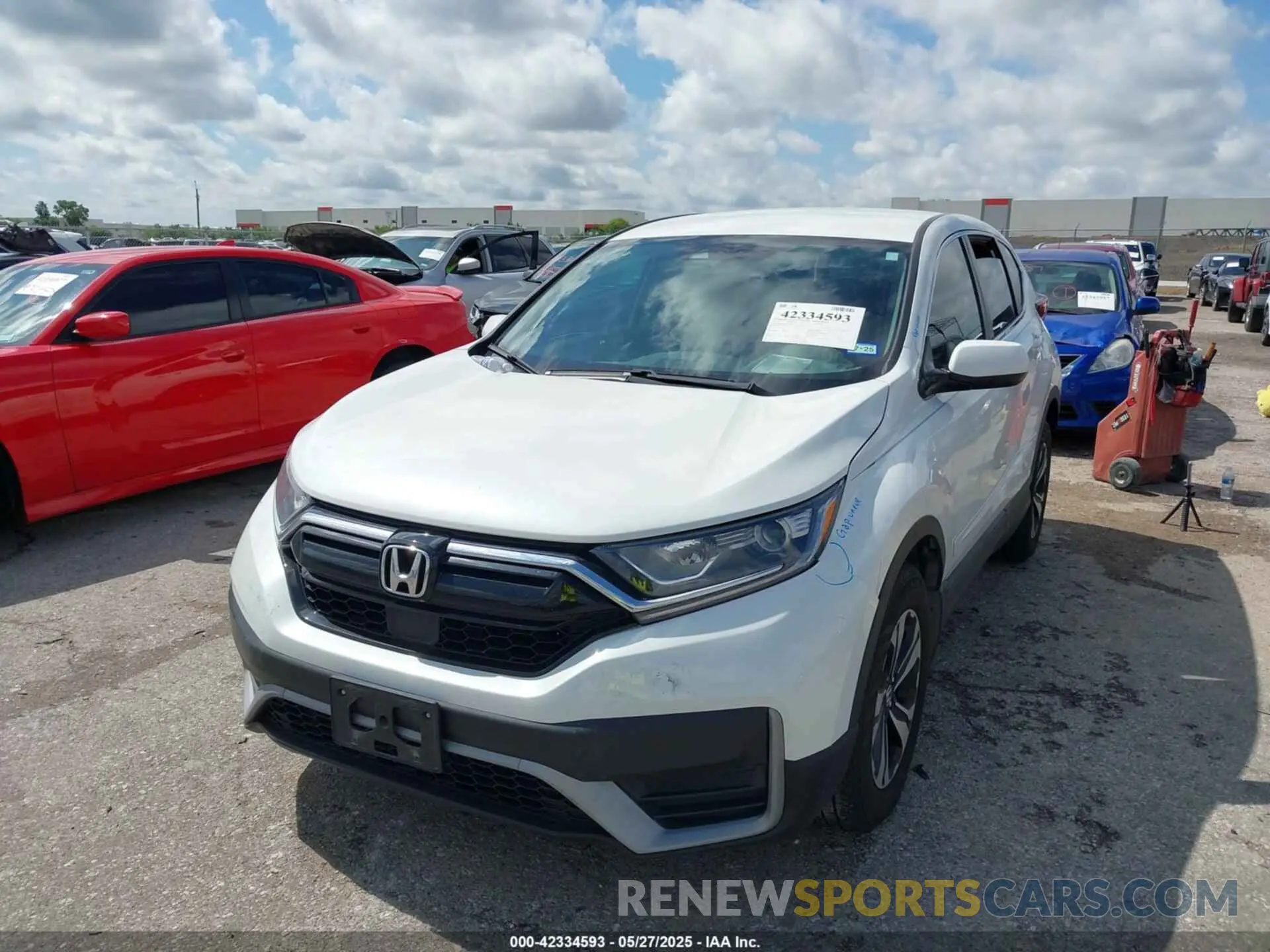 2 Фотография поврежденного автомобиля 7FARW1H71ME017513 HONDA CR-V 2021