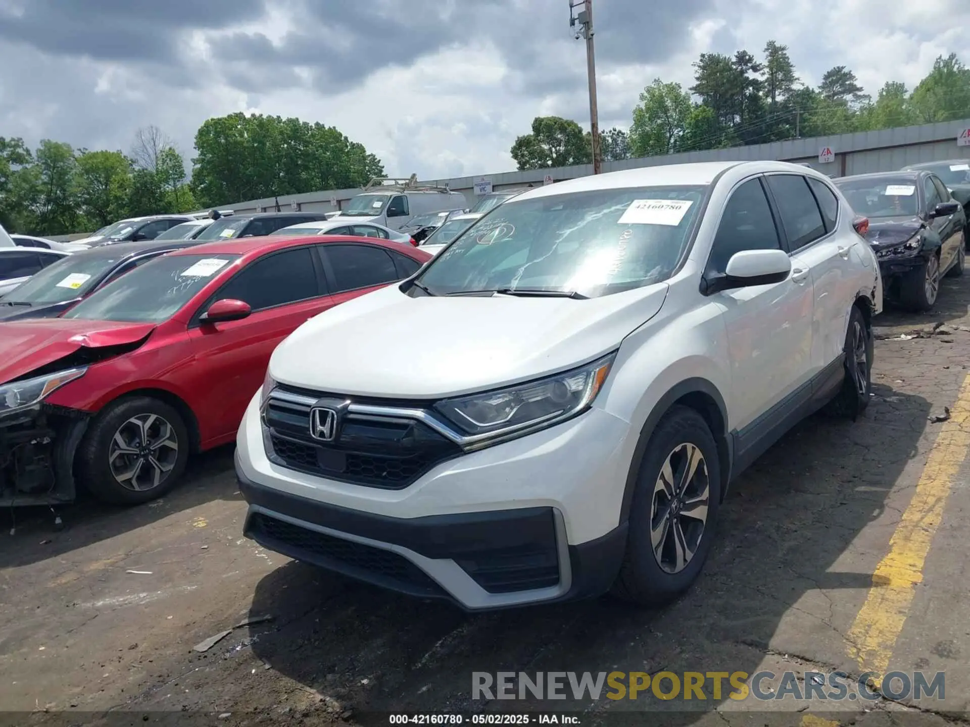 2 Фотография поврежденного автомобиля 7FARW1H74ME024990 HONDA CR-V 2021