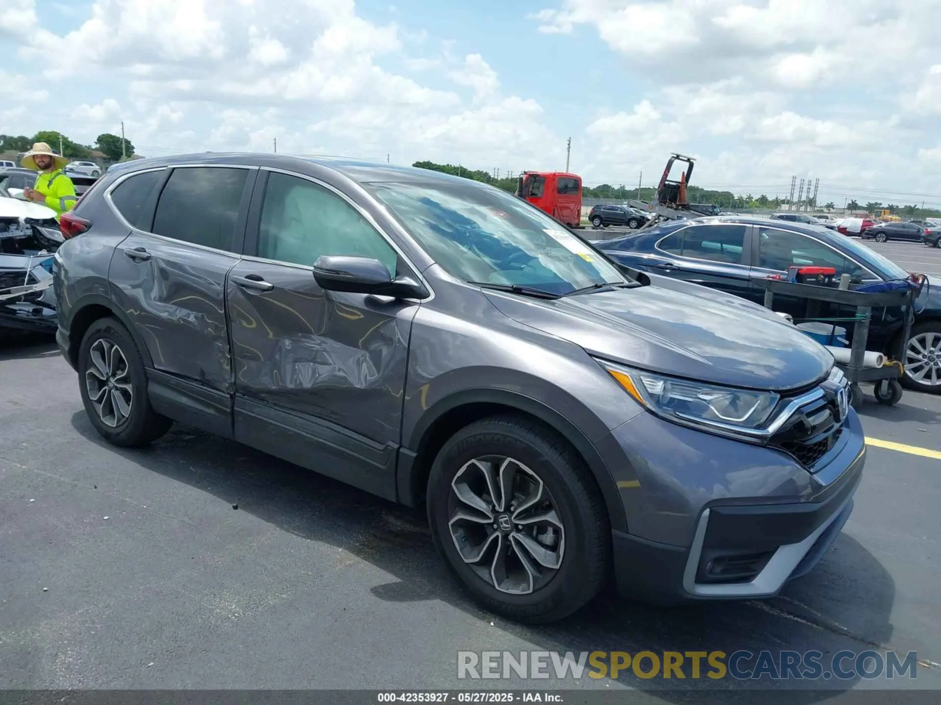 1 Photograph of a damaged car 7FARW1H81ME005905 HONDA CR-V 2021