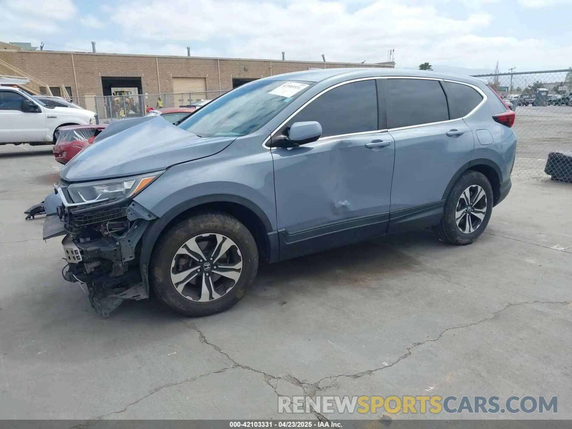 2 Фотография поврежденного автомобиля 7FARW2H74ME034022 HONDA CR-V 2021