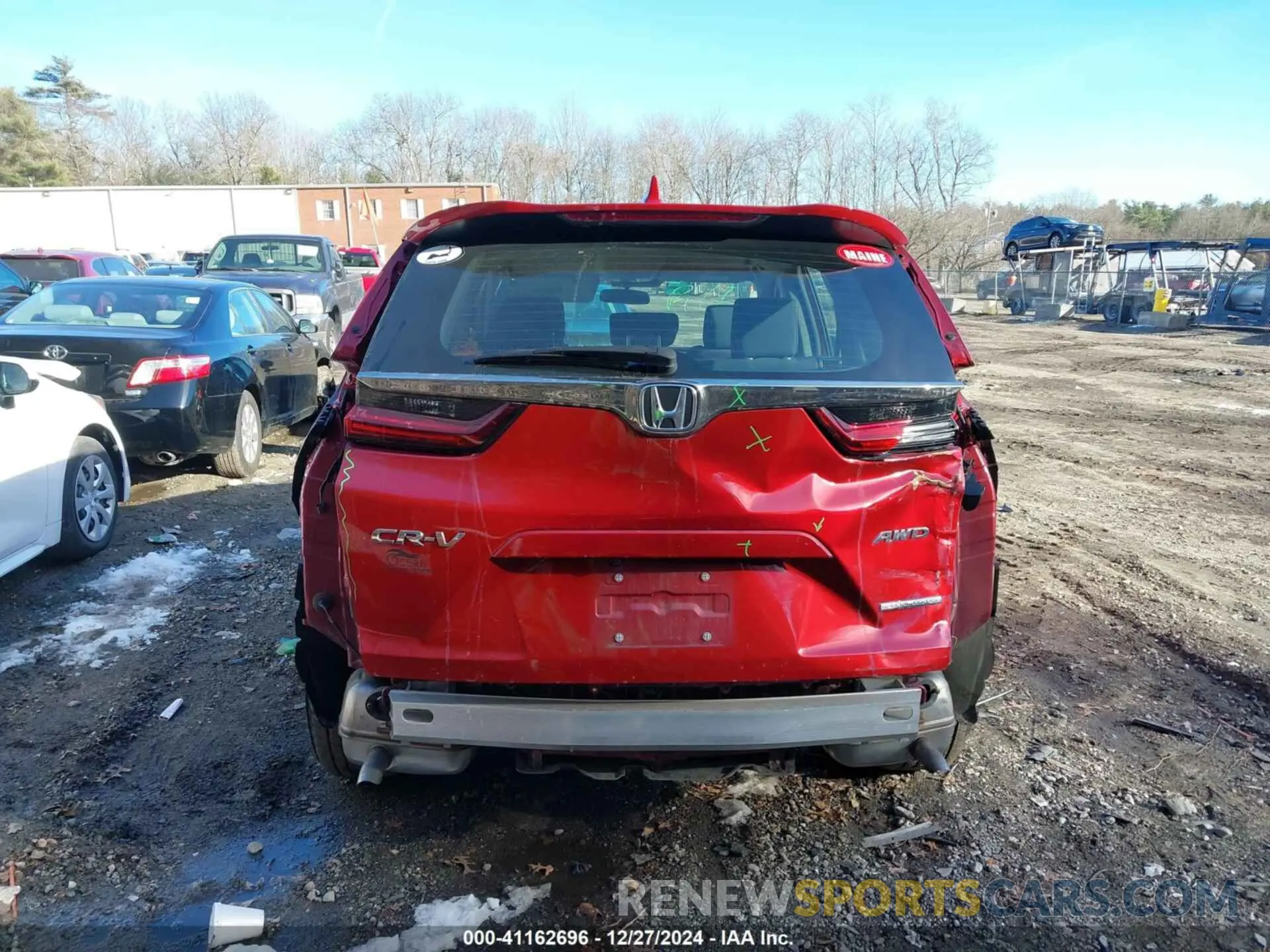 17 Photograph of a damaged car 7FARW2H78ME024769 HONDA CR-V 2021