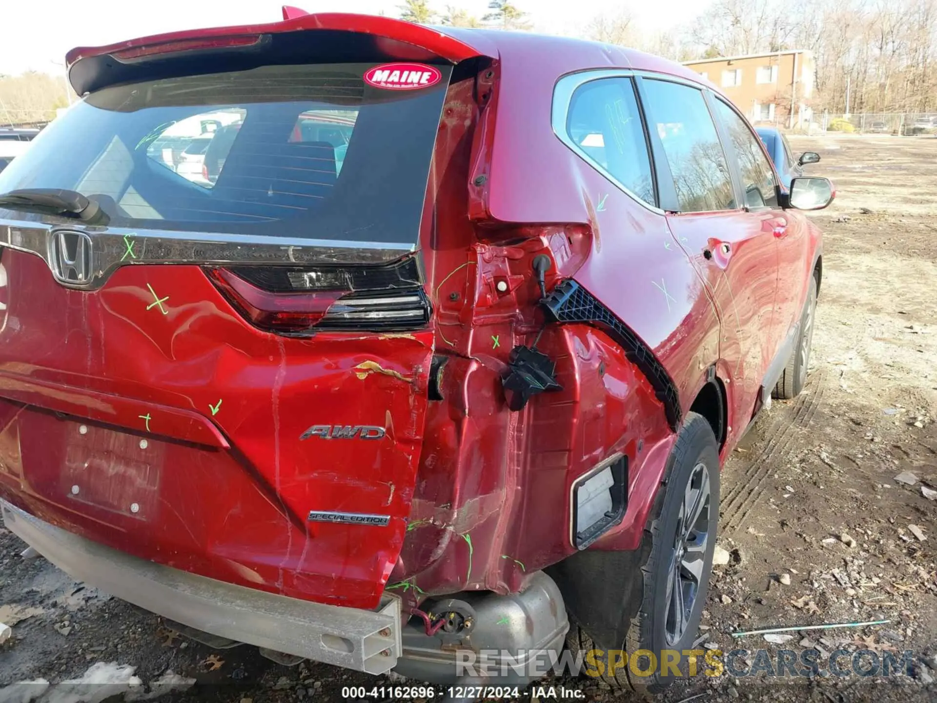 6 Photograph of a damaged car 7FARW2H78ME024769 HONDA CR-V 2021