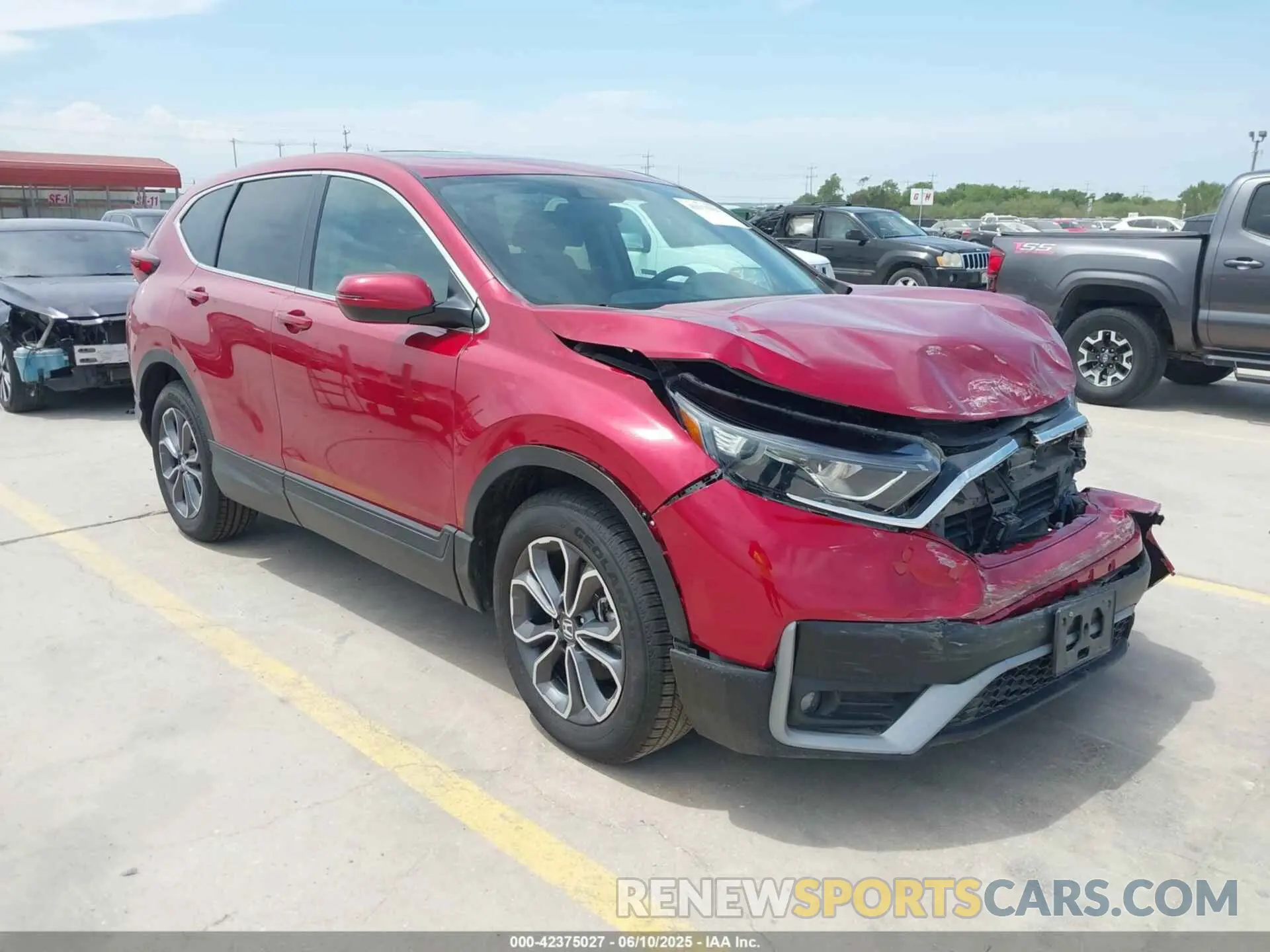 1 Фотография поврежденного автомобиля 2HKRW1H58NH400720 HONDA CR-V 2022