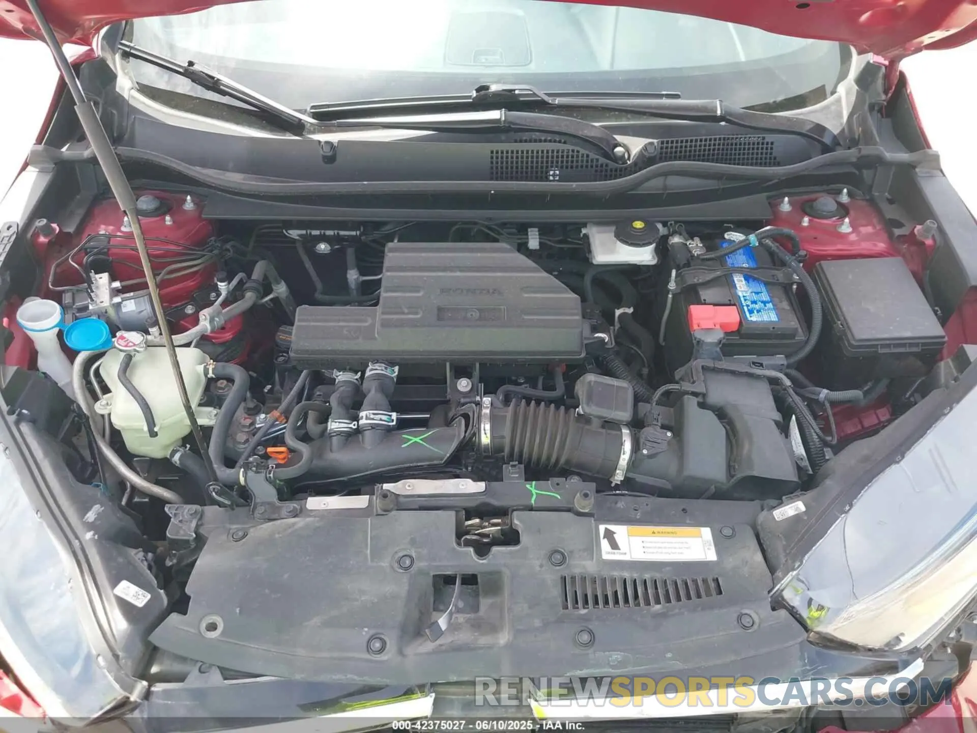 10 Фотография поврежденного автомобиля 2HKRW1H58NH400720 HONDA CR-V 2022