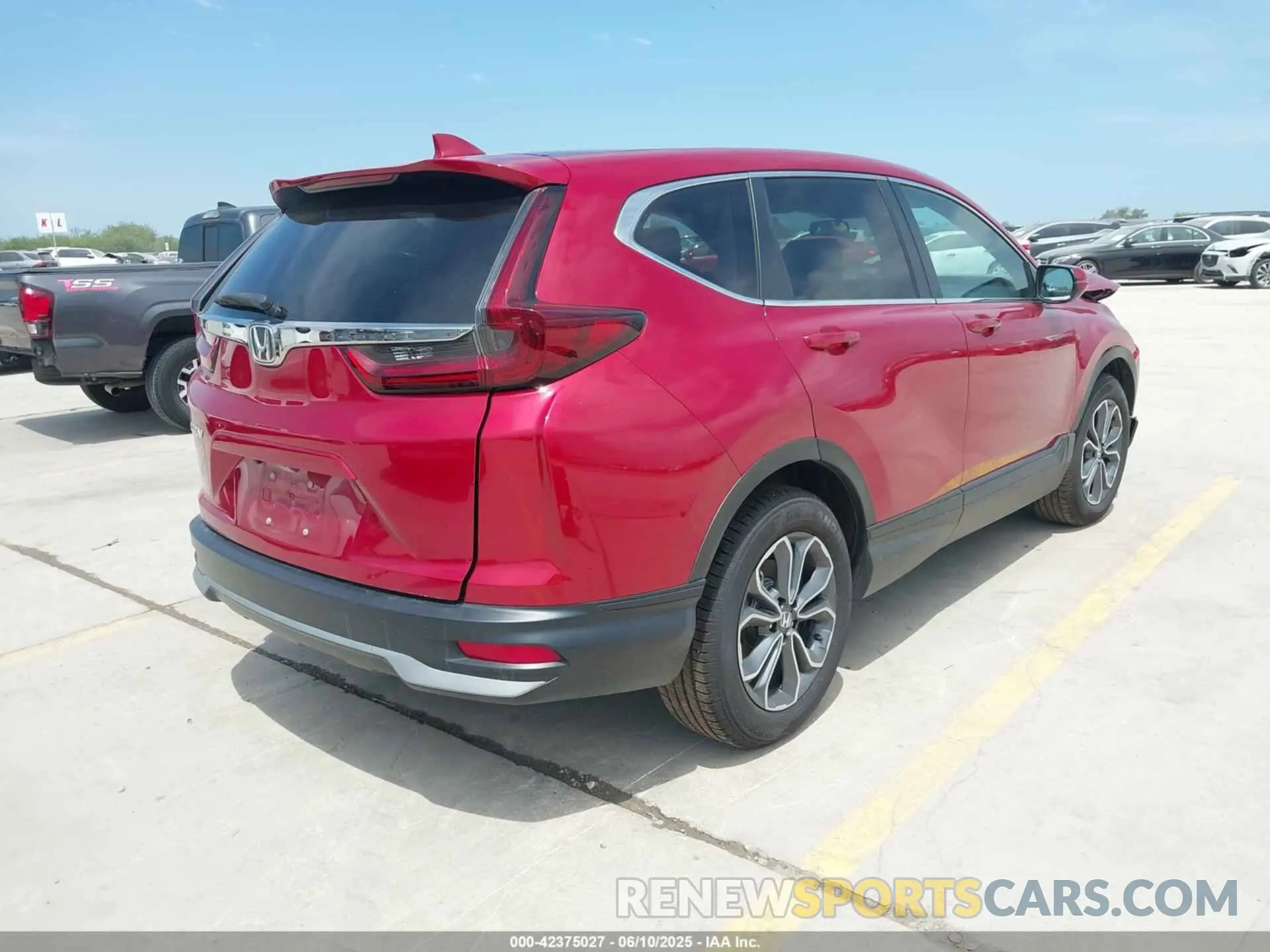 4 Фотография поврежденного автомобиля 2HKRW1H58NH400720 HONDA CR-V 2022