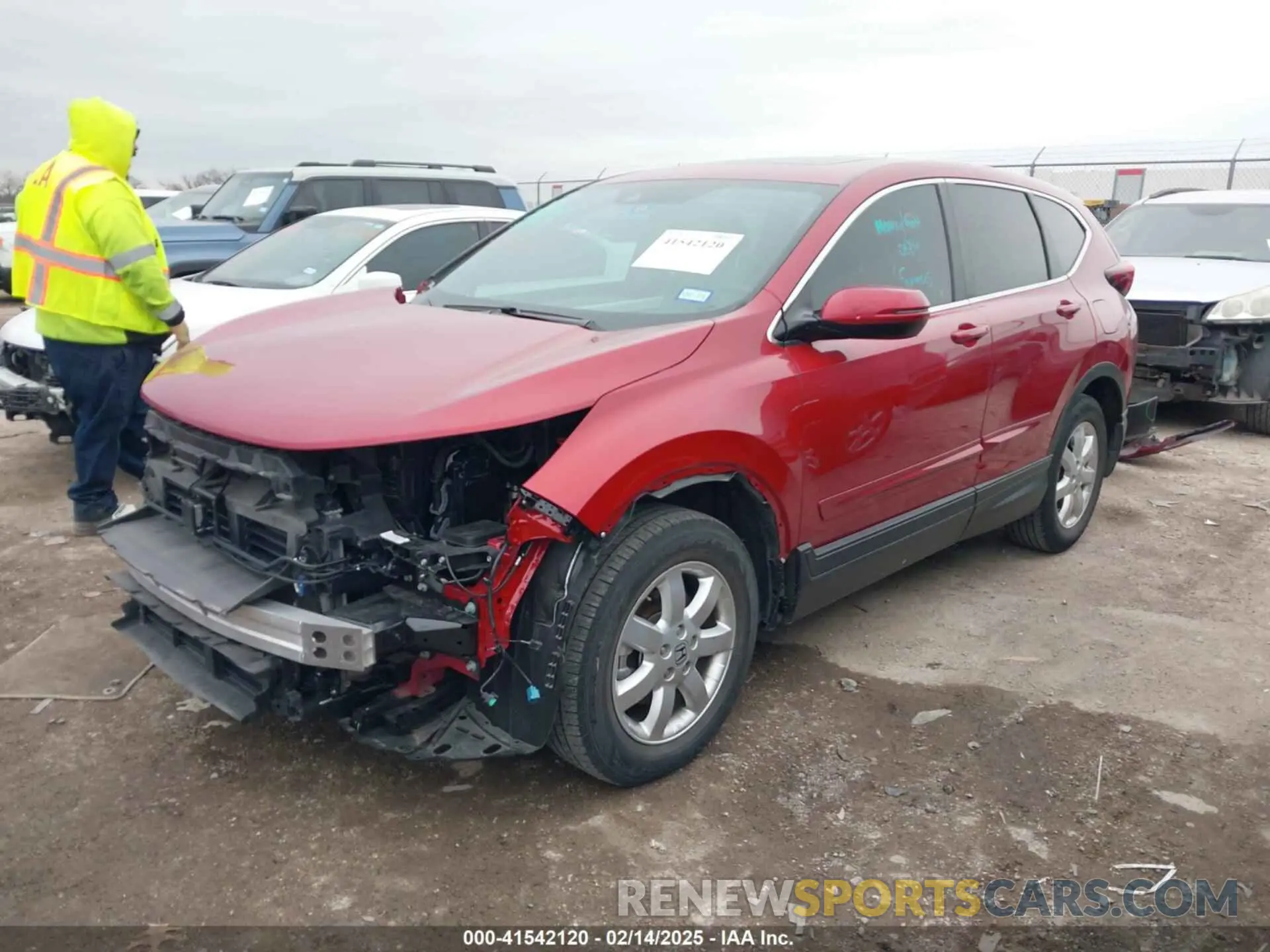 2 Photograph of a damaged car 2HKRW1H59NH405702 HONDA CR-V 2022